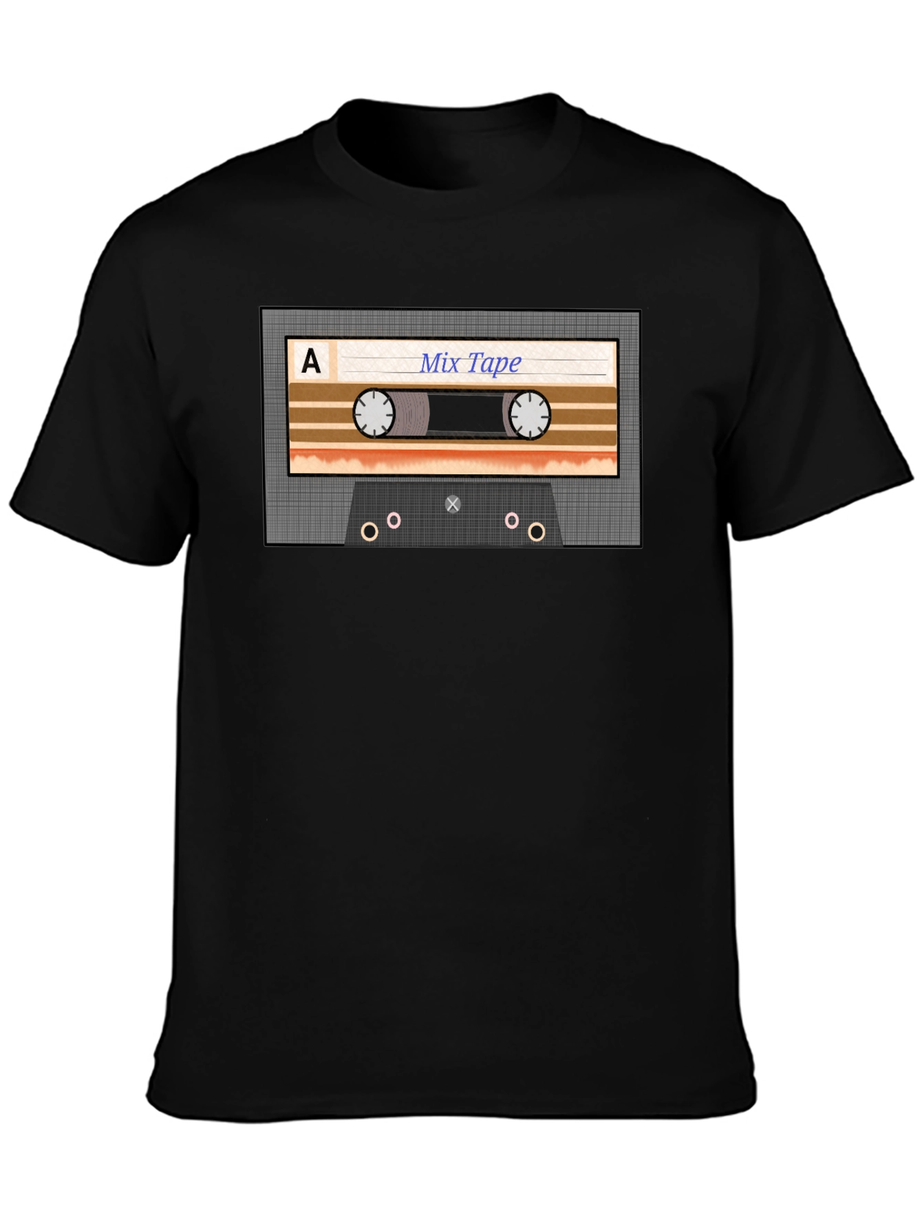 Retro Mixtape Graphic Tee - Classic Music Lovers Shirt