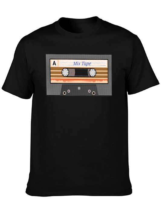 Retro Mixtape Graphic Tee - Classic Music Lovers Shirt