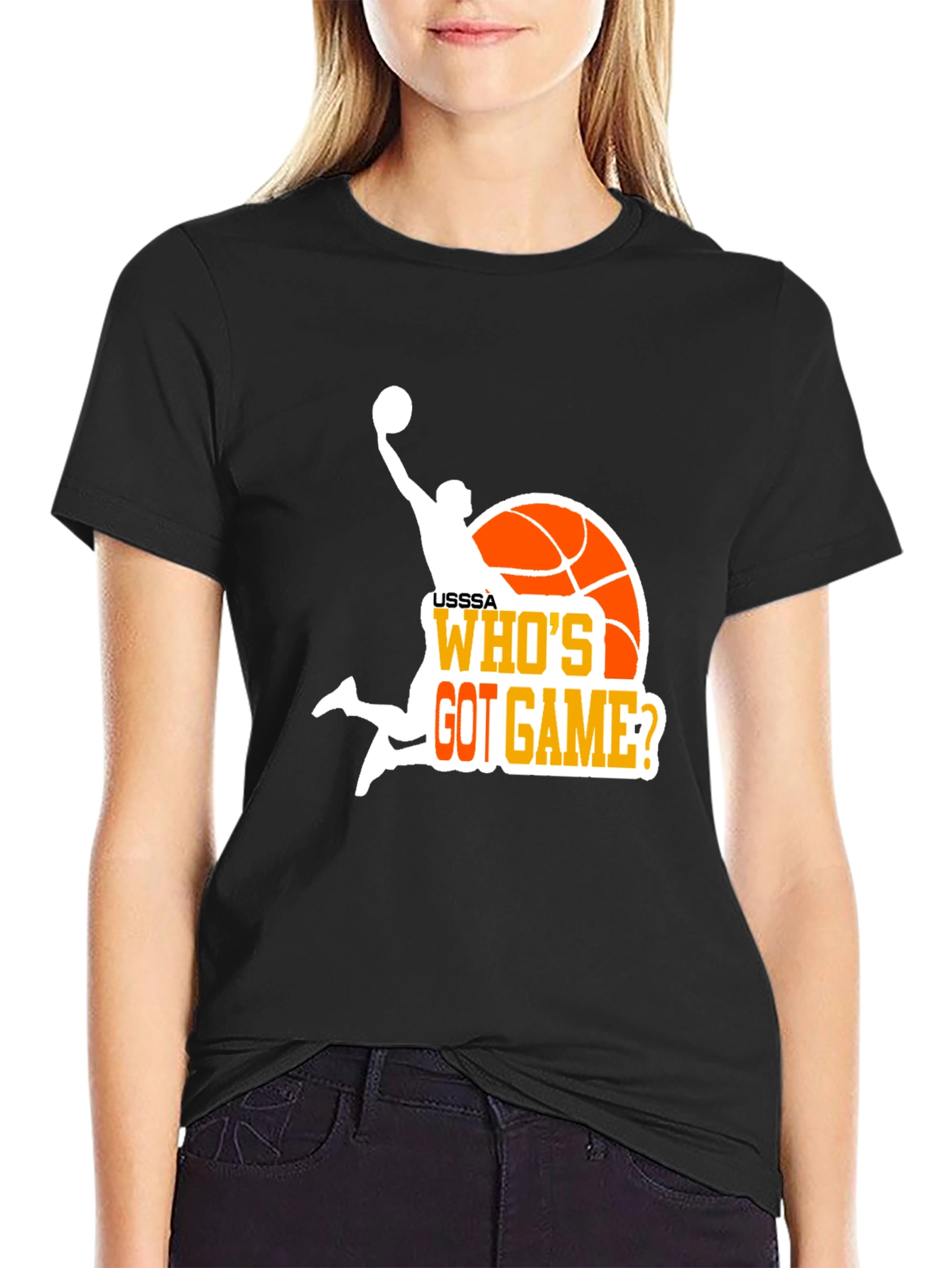 USSSA Whos Got Game? Basketball Graphic T-Shirt