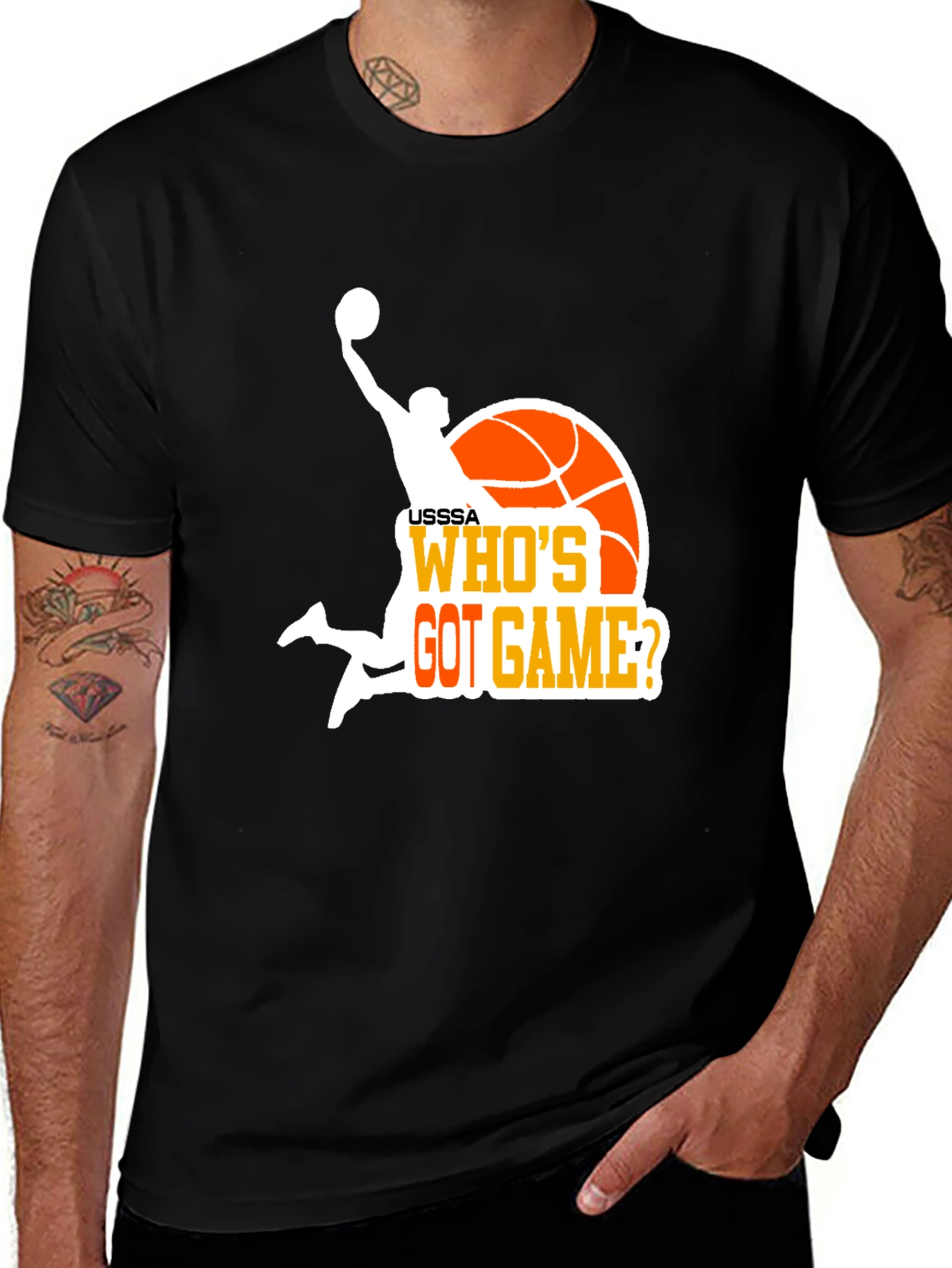 USSSA Whos Got Game? Basketball Graphic T-Shirt