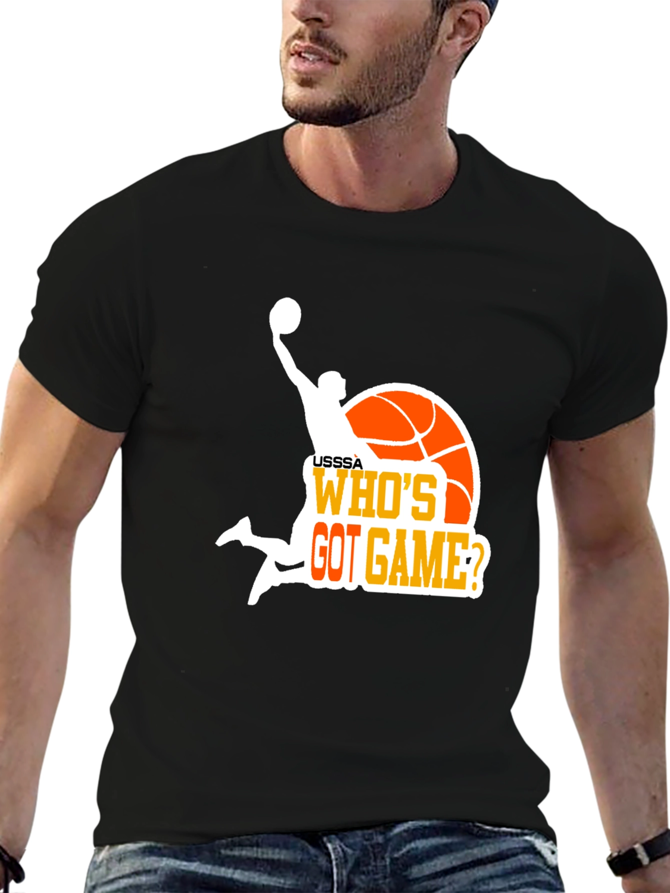 USSSA Whos Got Game? Basketball Graphic T-Shirt