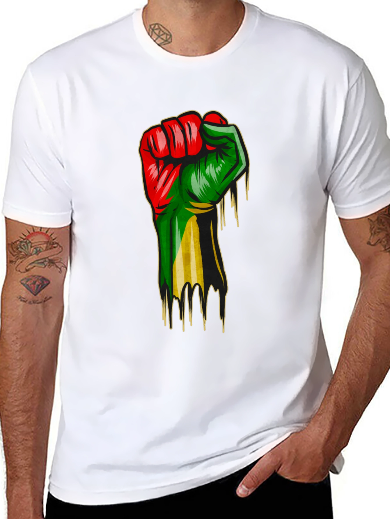 Pan-African Fist Graphic Tee
