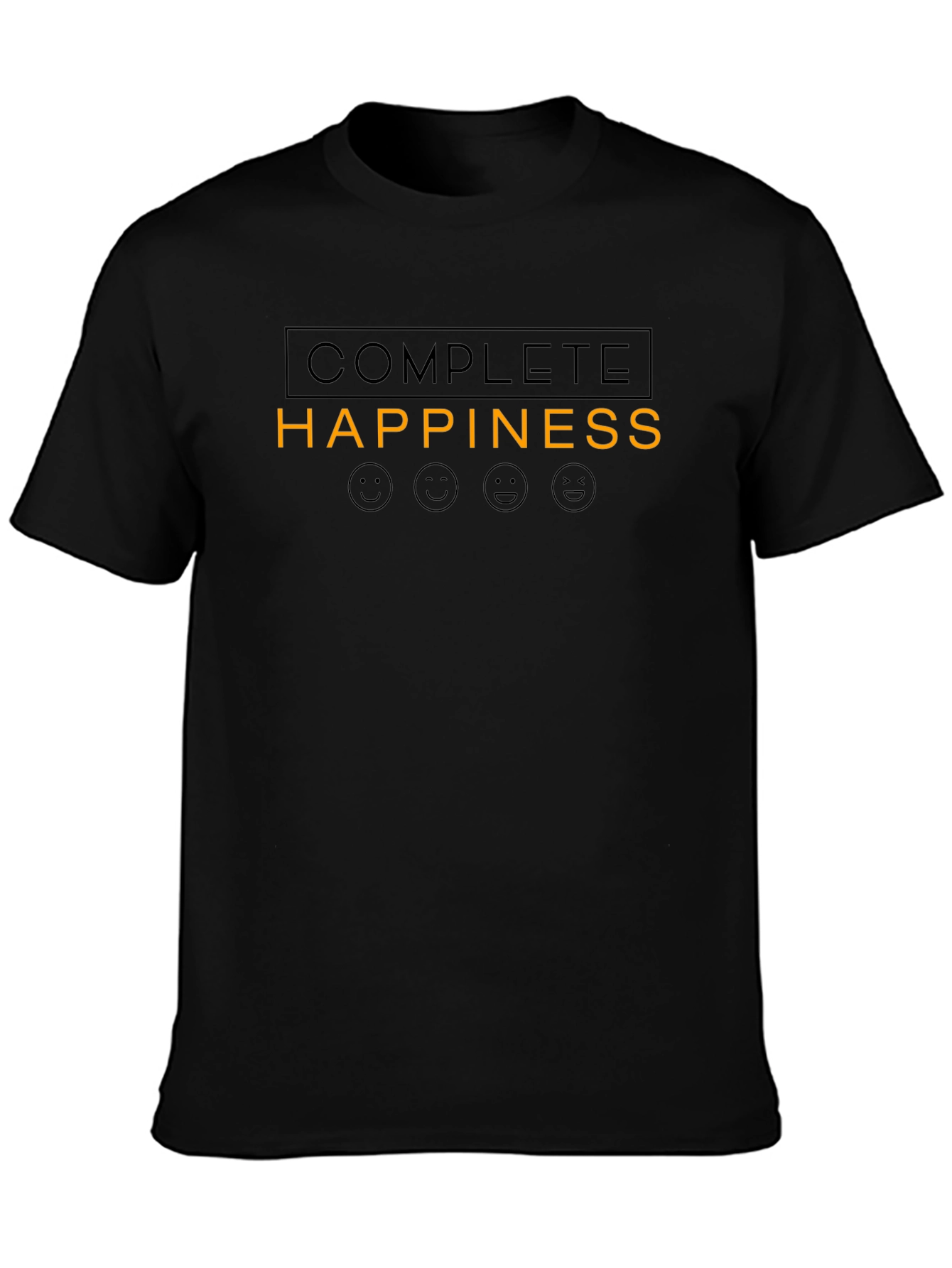Complete Happiness Graphic Tee - Black