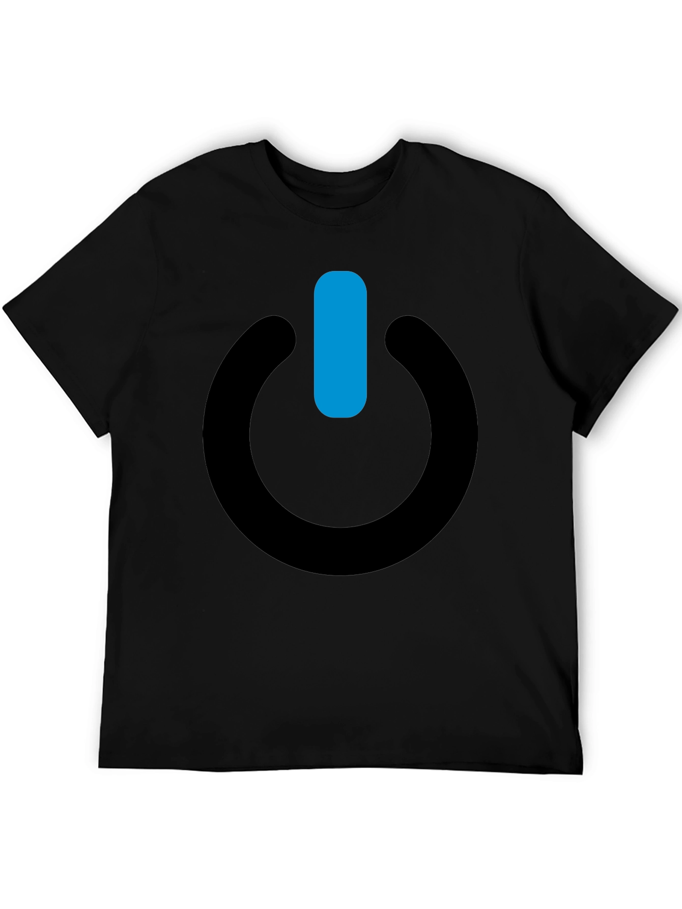 Power On Black T-Shirt - Stylish & Comfortable