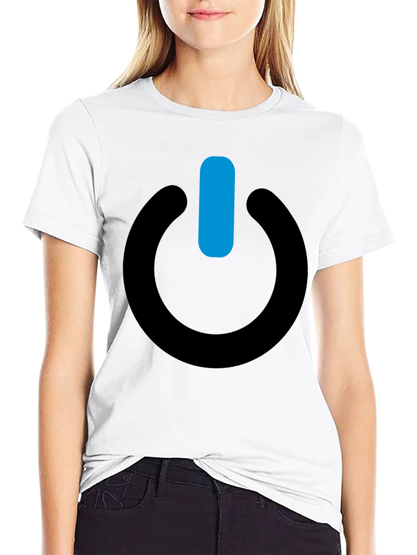 Power On Black T-Shirt - Stylish & Comfortable