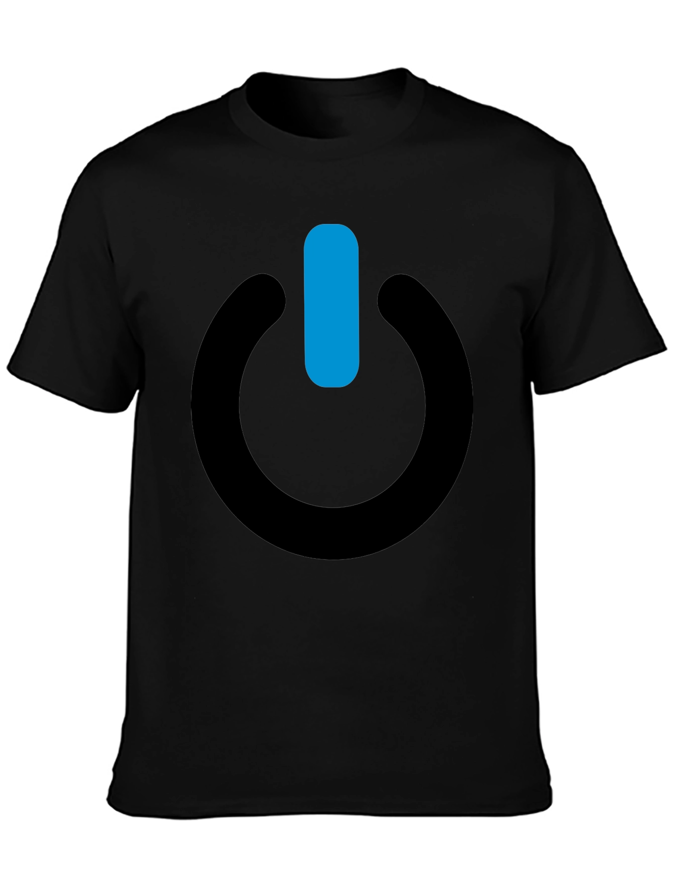 Power On Black T-Shirt - Stylish & Comfortable