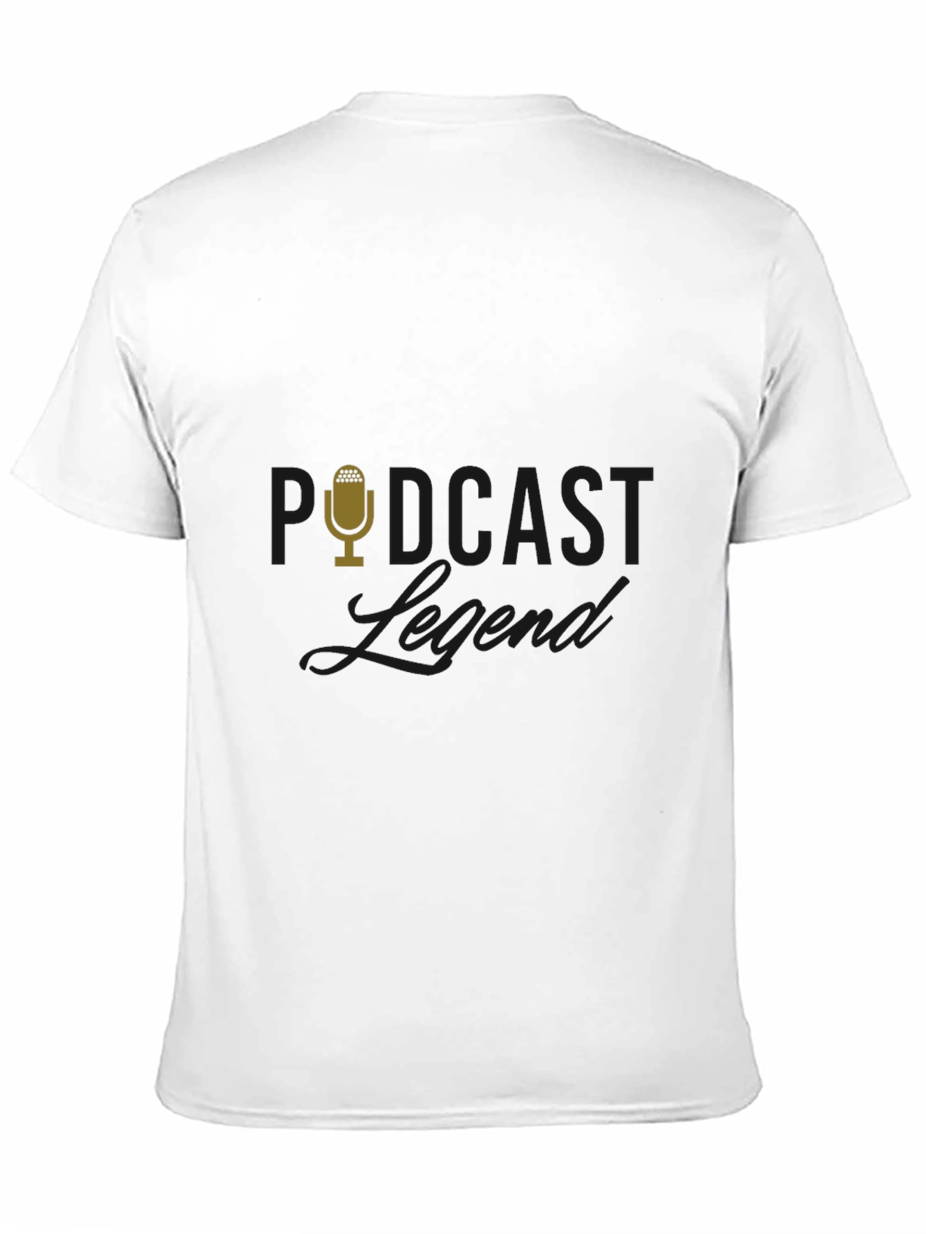Podcast Legend Black T-Shirt