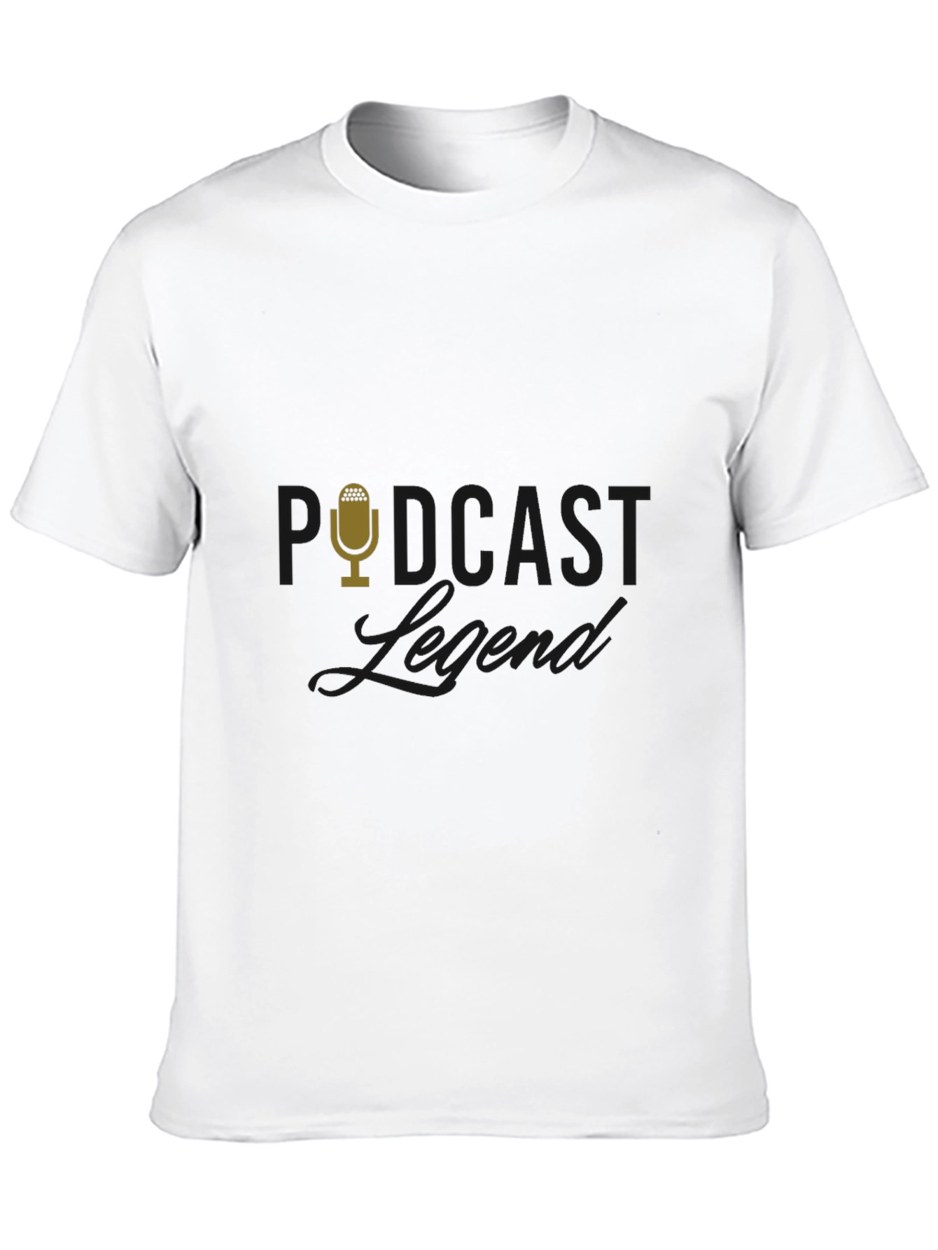 Podcast Legend Black T-Shirt