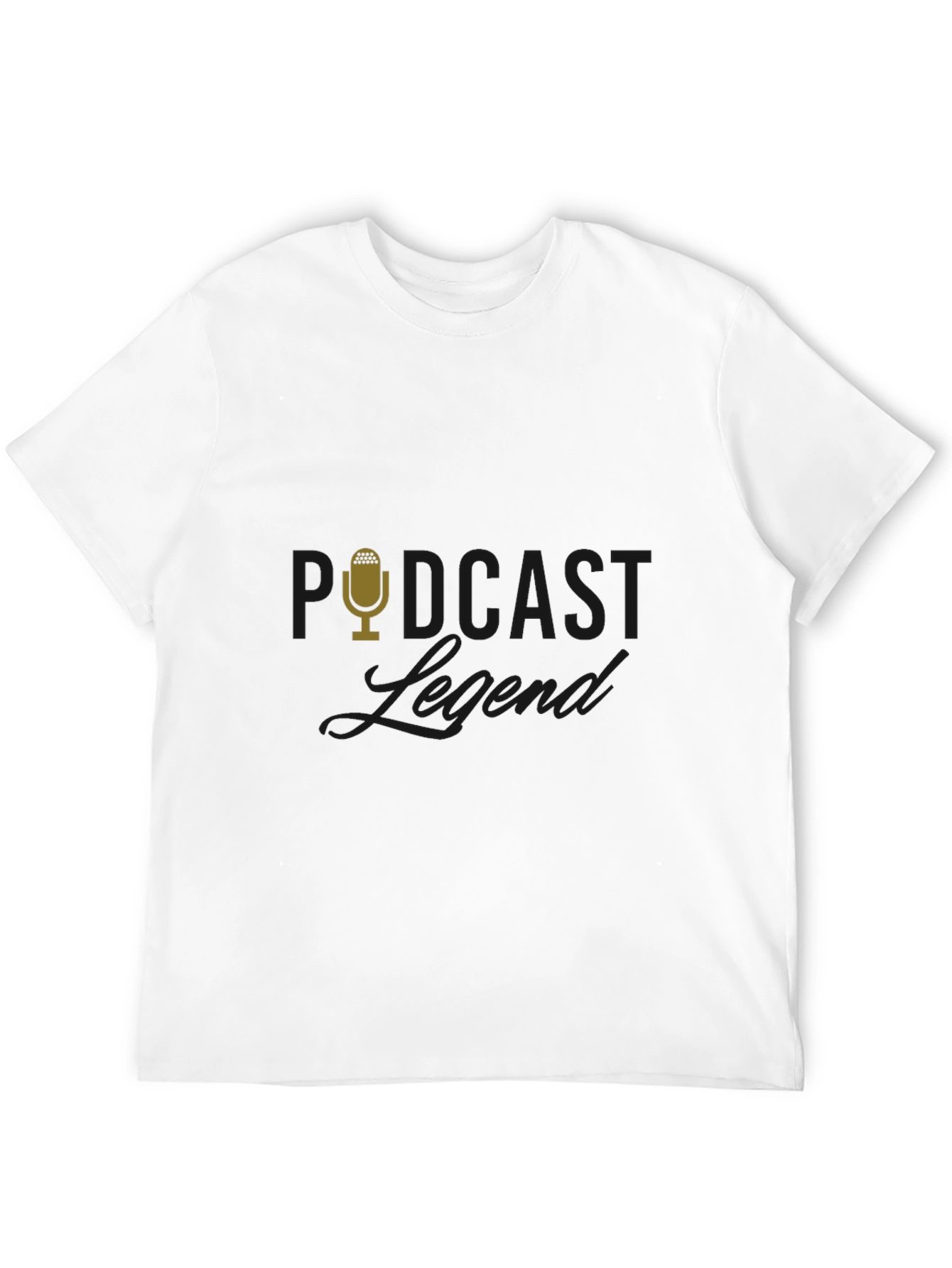 Podcast Legend Black T-Shirt