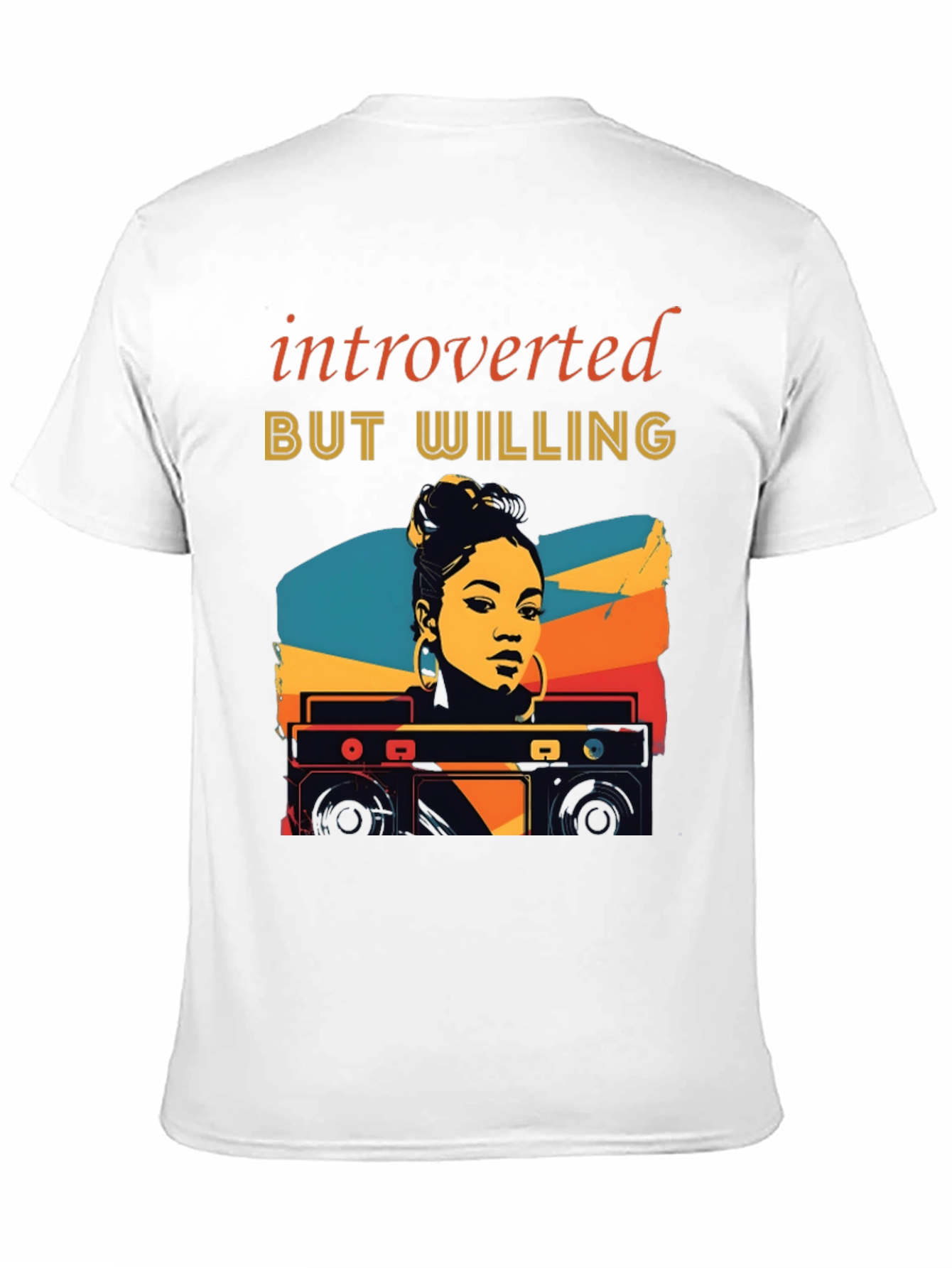 Introverted But Willing Graphic T-Shirt