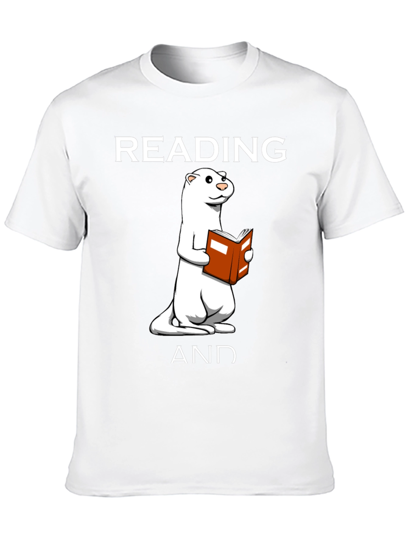 Reading Ferret Graphic T-Shirt