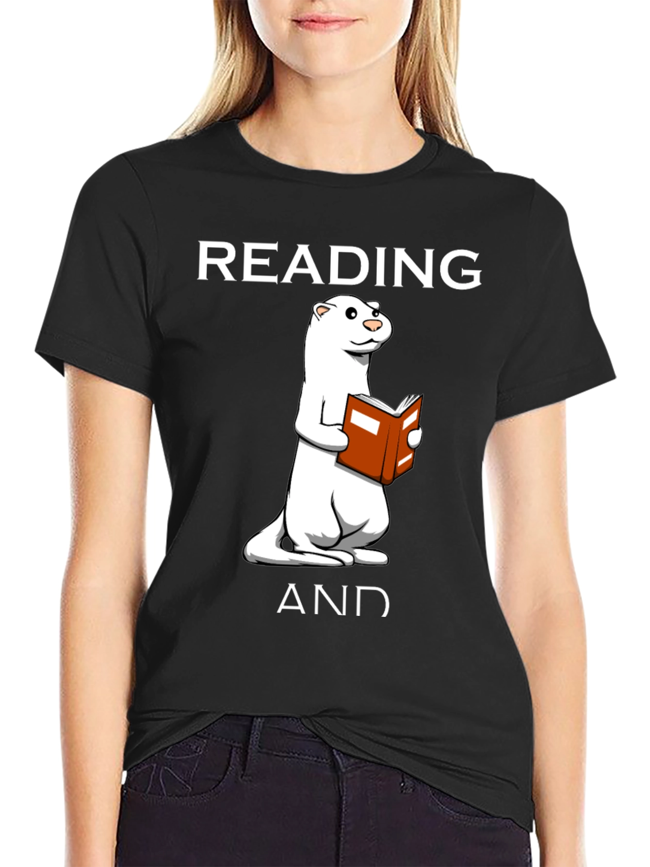 Reading Ferret Graphic T-Shirt