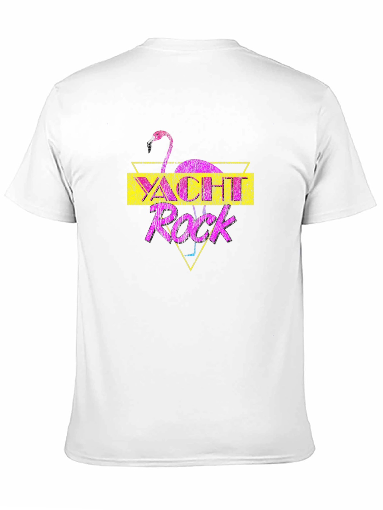 Yacht Rock Flamingo Graphic T-Shirt - Retro Style