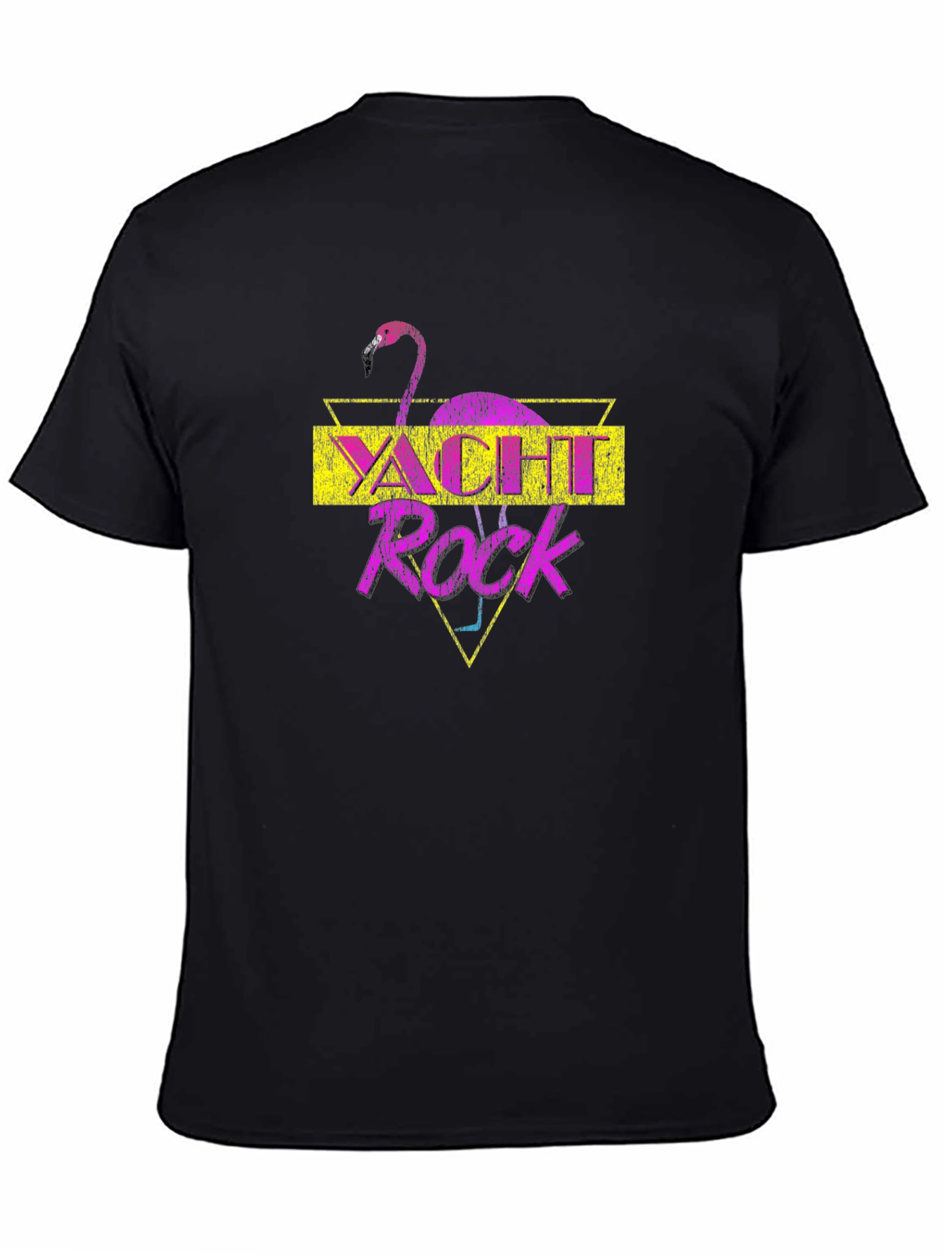Yacht Rock Flamingo Graphic T-Shirt - Retro Style