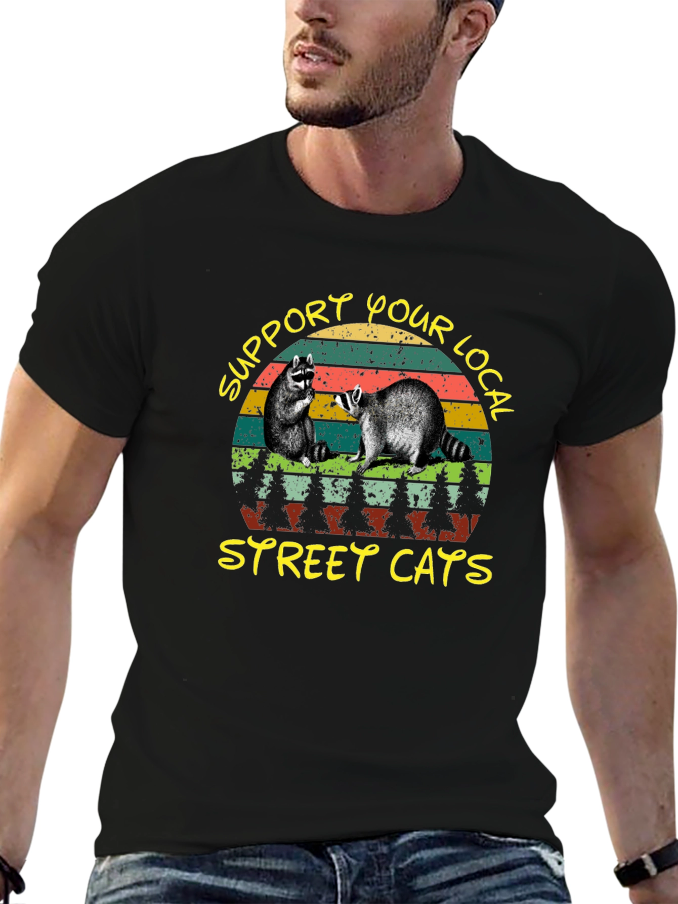 Support Your Local Street Cats T-Shirt
