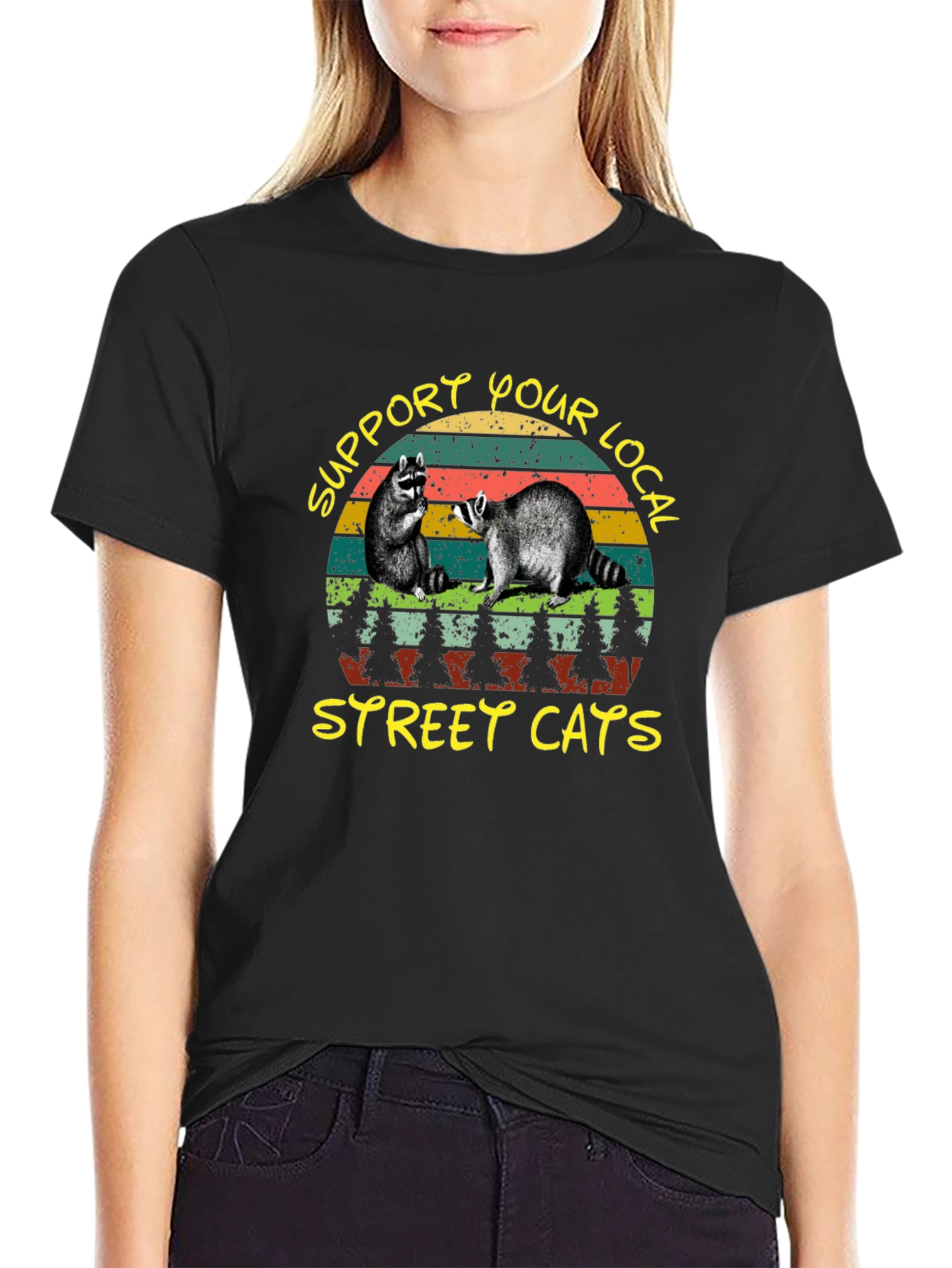 Support Your Local Street Cats T-Shirt