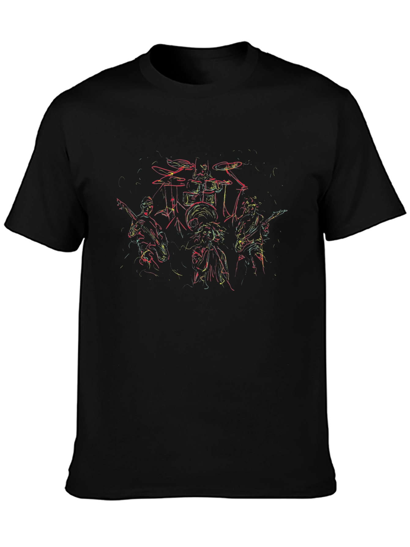 Band Graphic Black T-Shirt