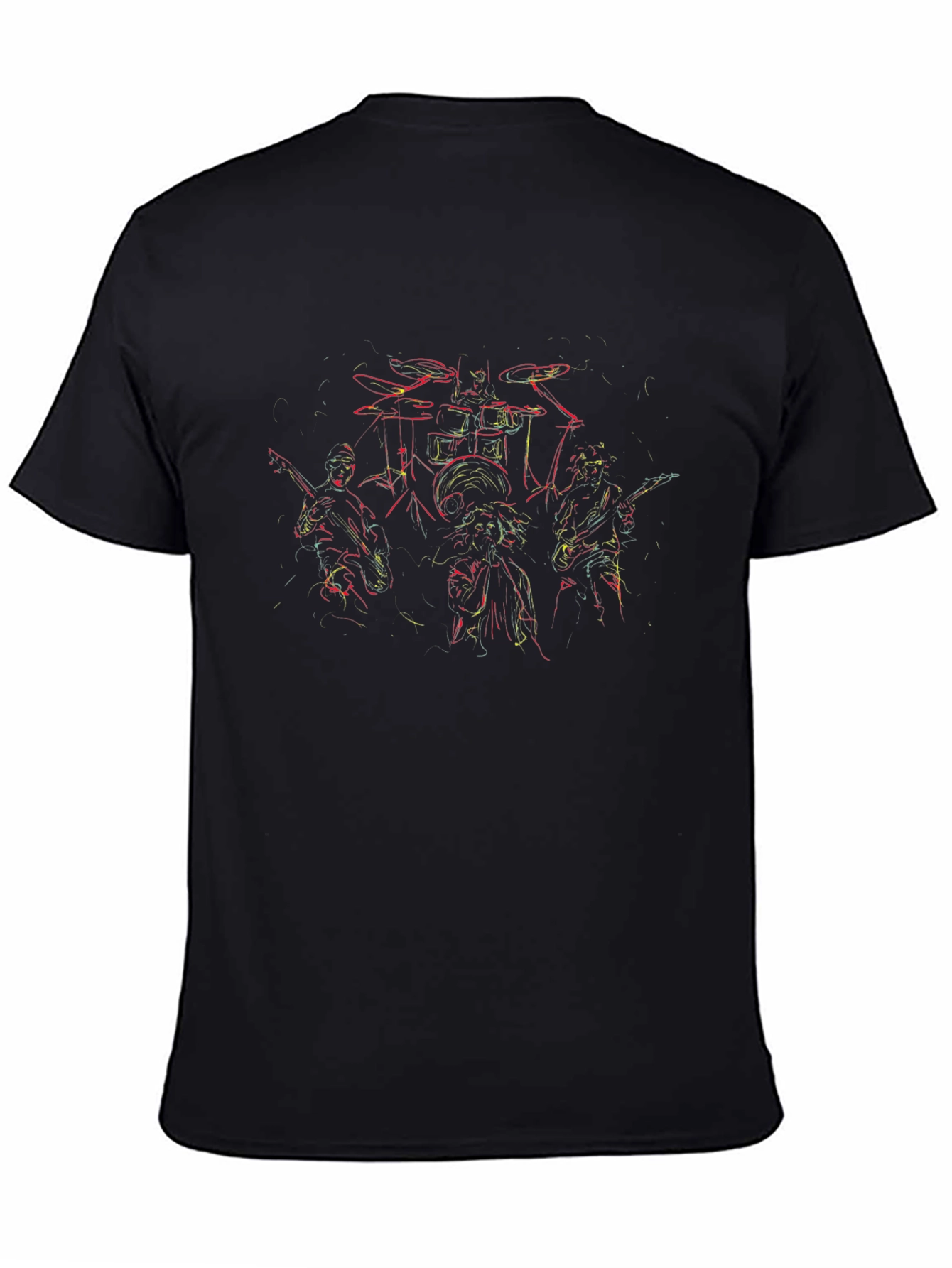 Band Graphic Black T-Shirt