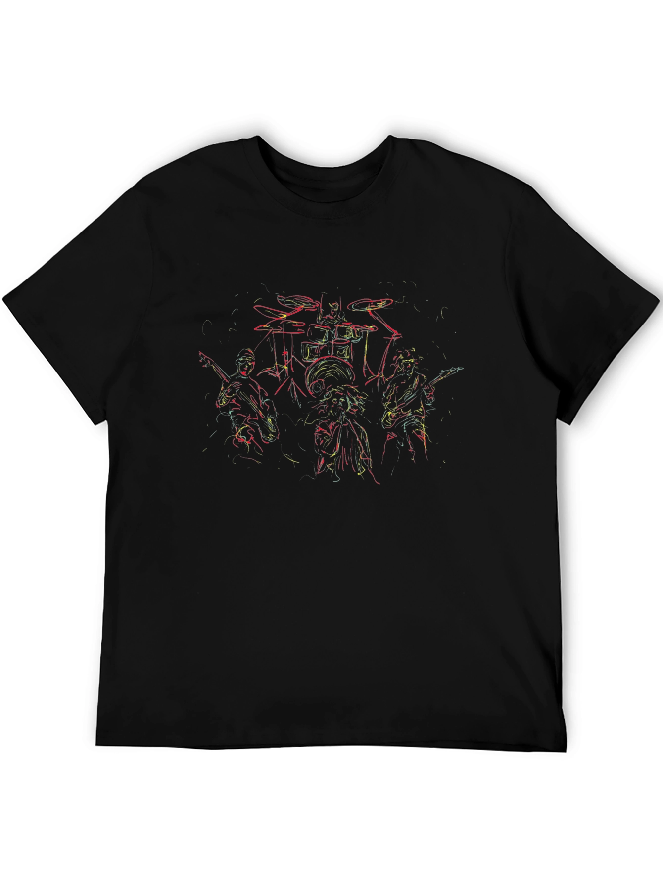 Band Graphic Black T-Shirt