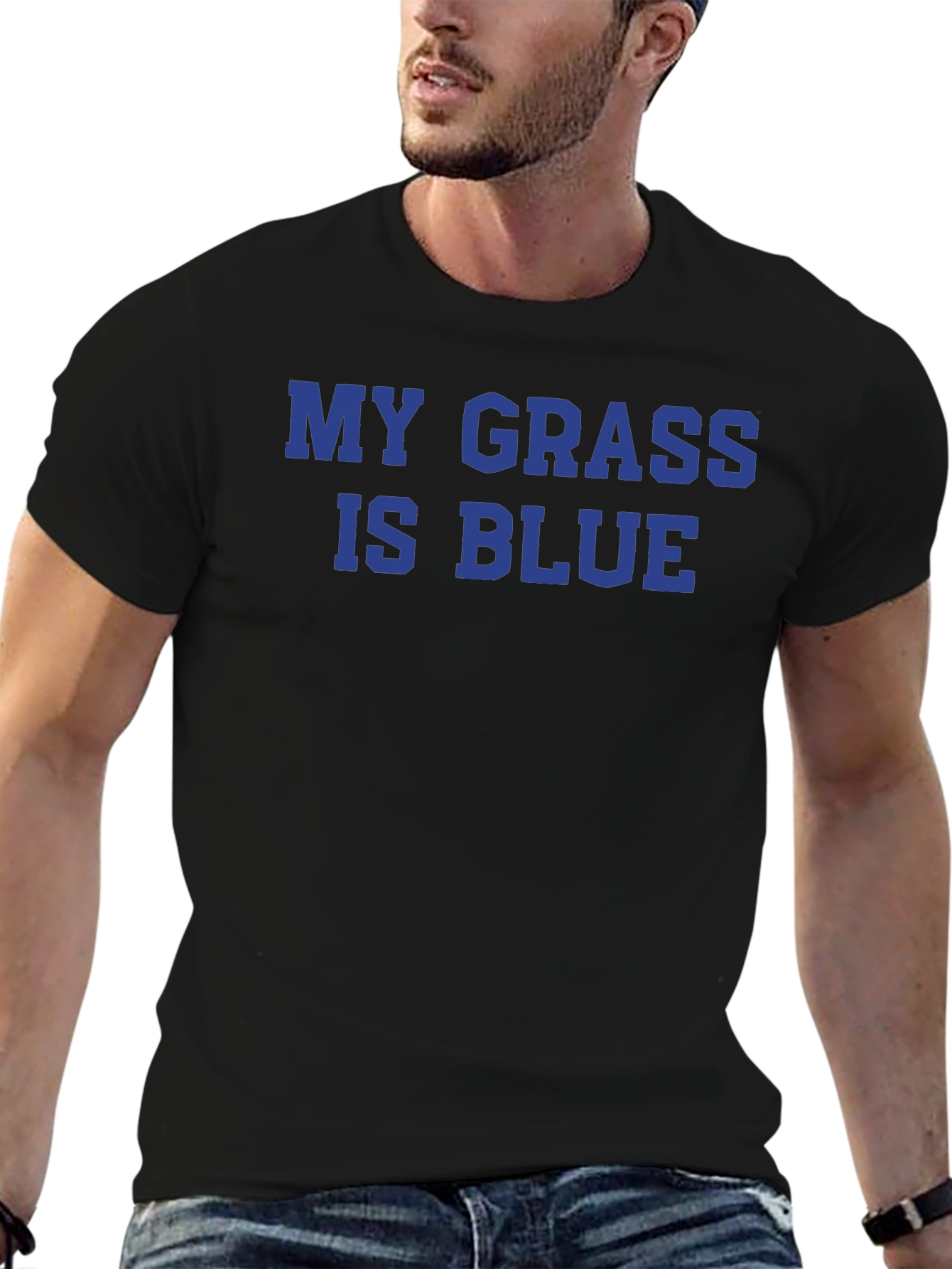 My Grass Is Blue T-Shirt - Bold Statement Tee