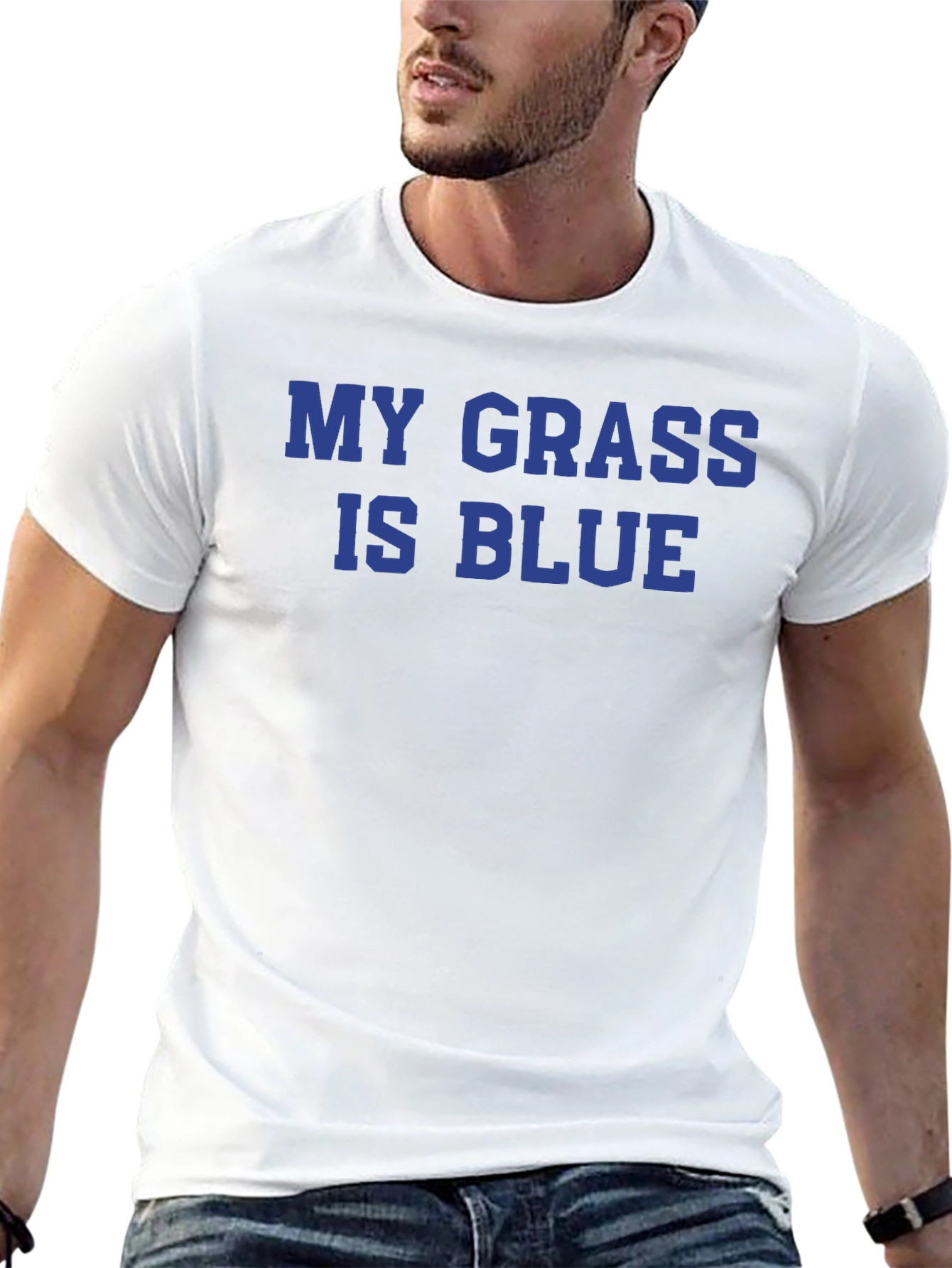My Grass Is Blue T-Shirt - Bold Statement Tee