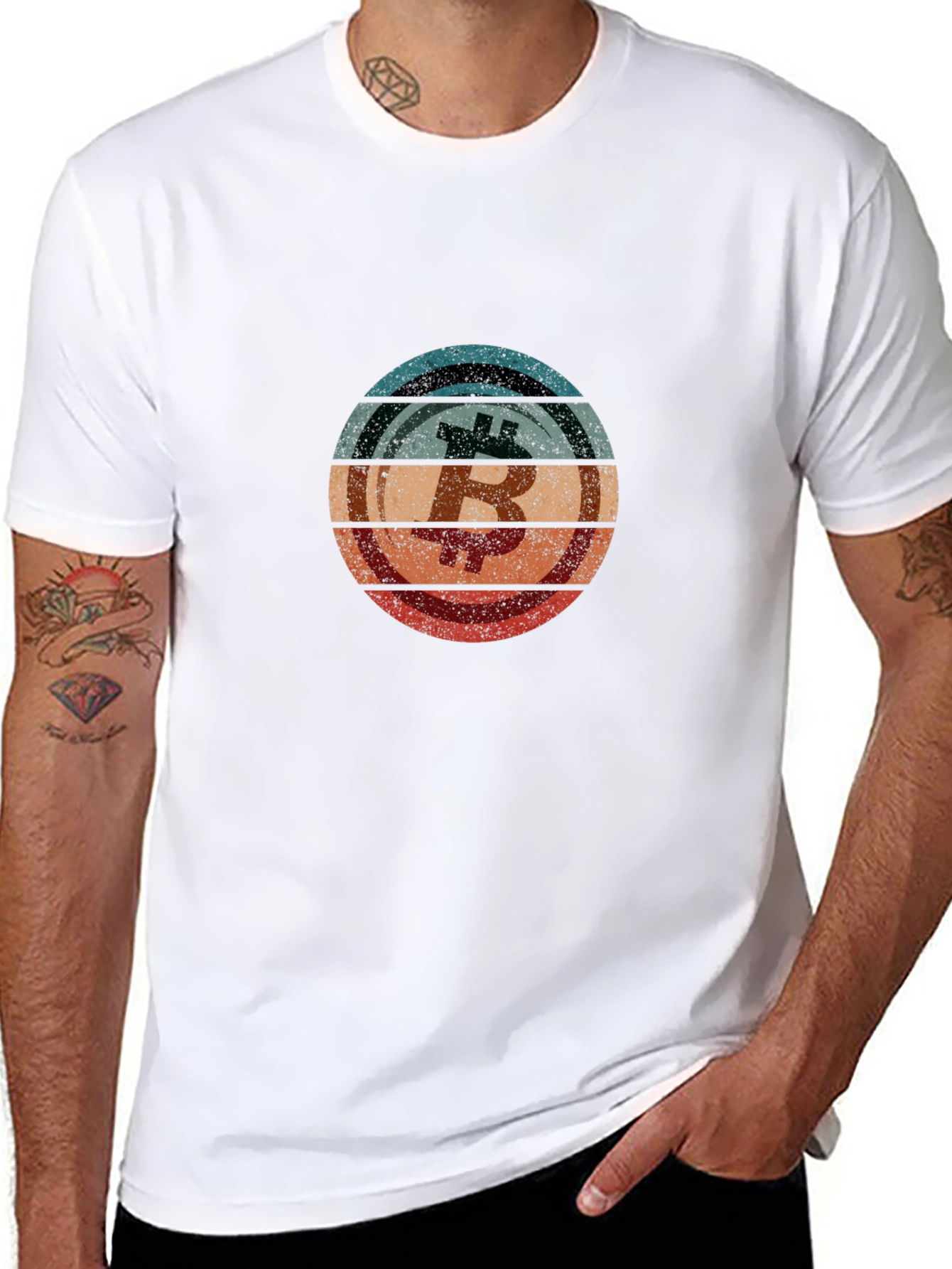 Bitcoin Retro Graphic Tee - Crypto Fashion
