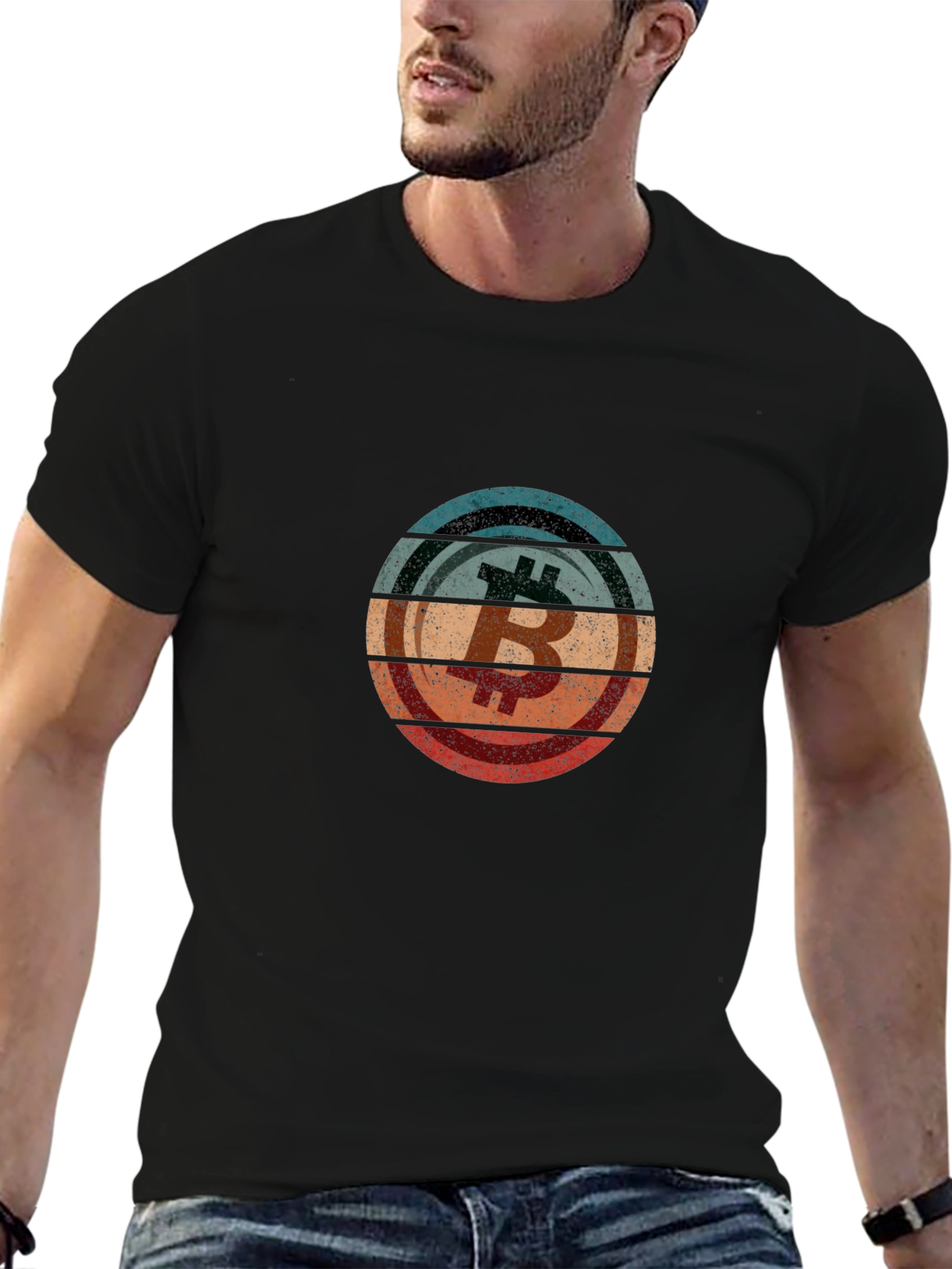 Bitcoin Retro Graphic Tee - Crypto Fashion