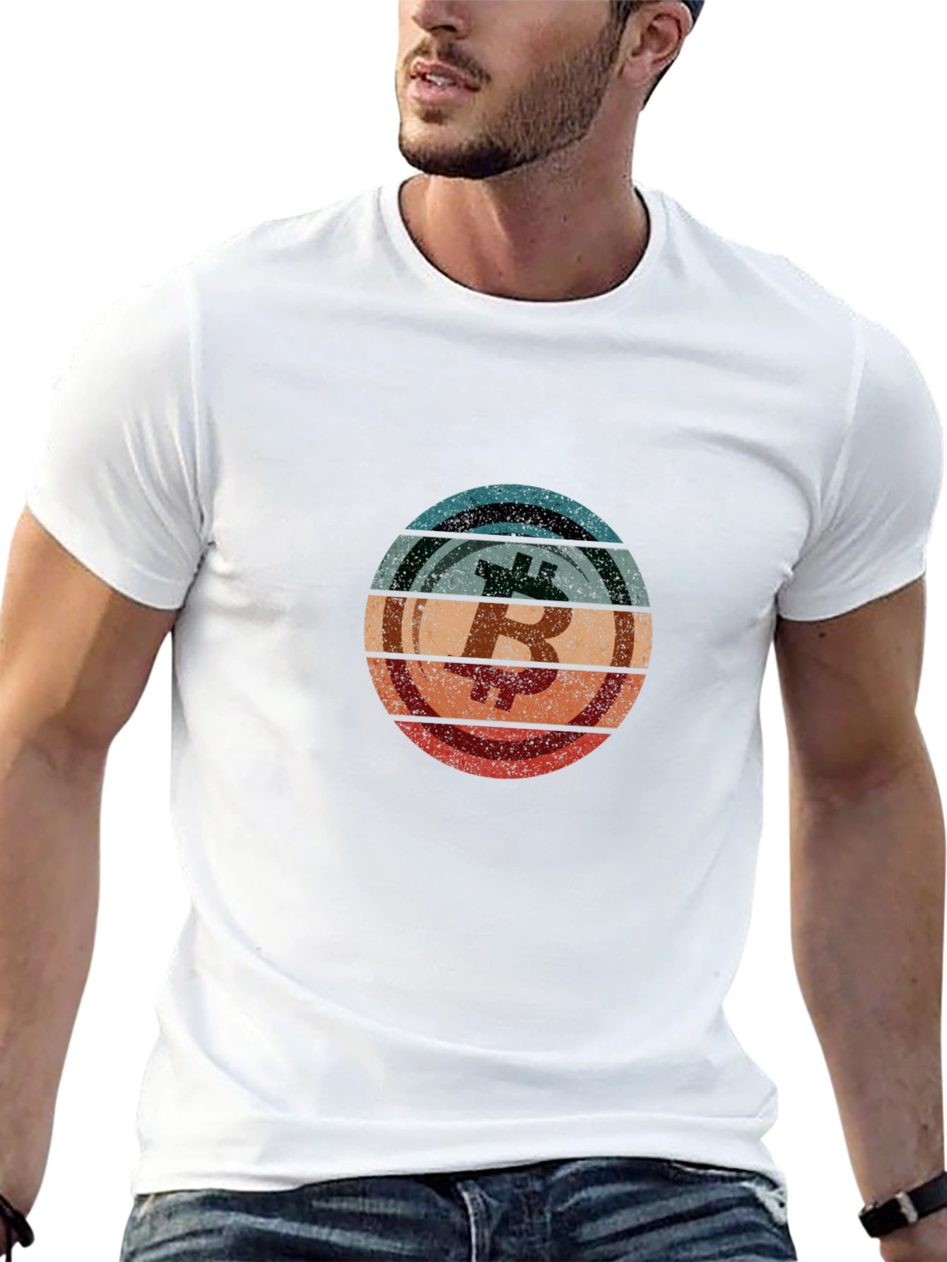 Bitcoin Retro Graphic Tee - Crypto Fashion