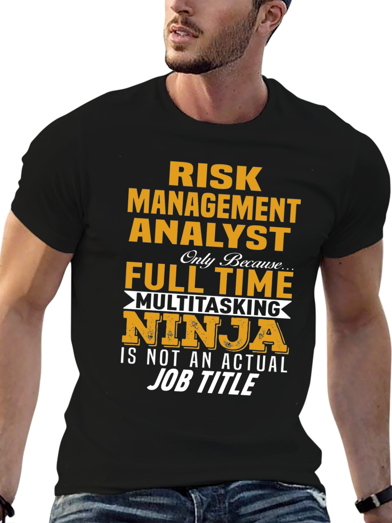 Risk Management Analyst T-Shirt - Multitasking Ninja