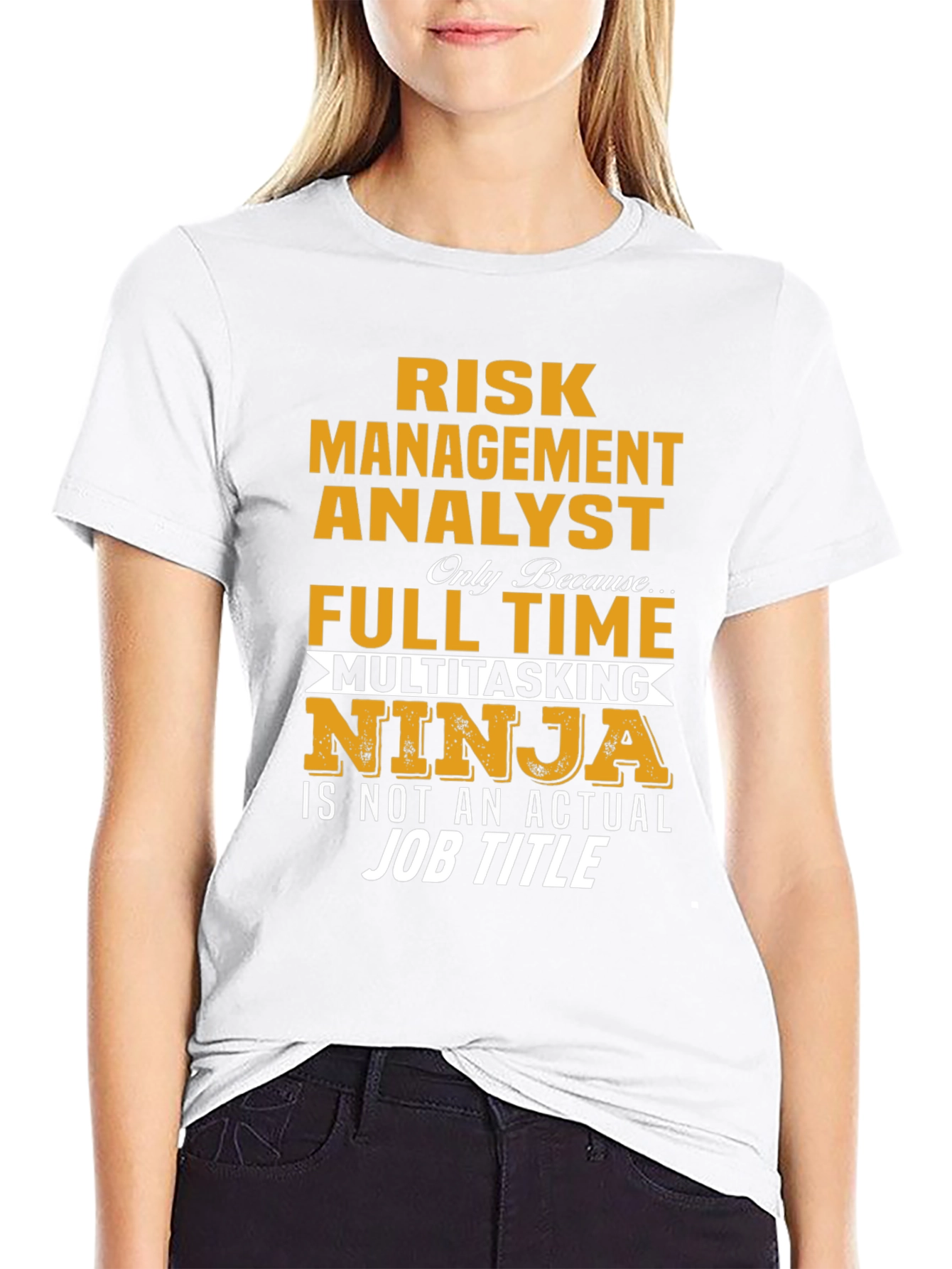Risk Management Analyst T-Shirt - Multitasking Ninja