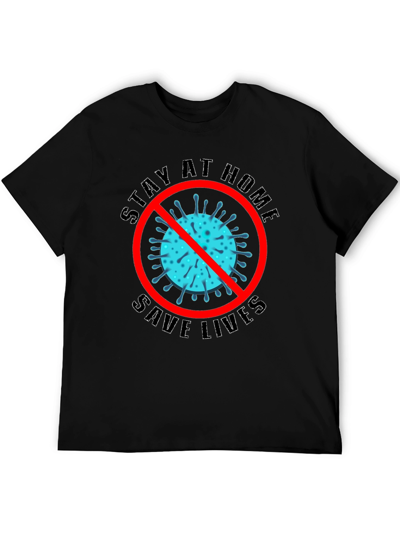 Stay Home Save Lives Graphic Tee