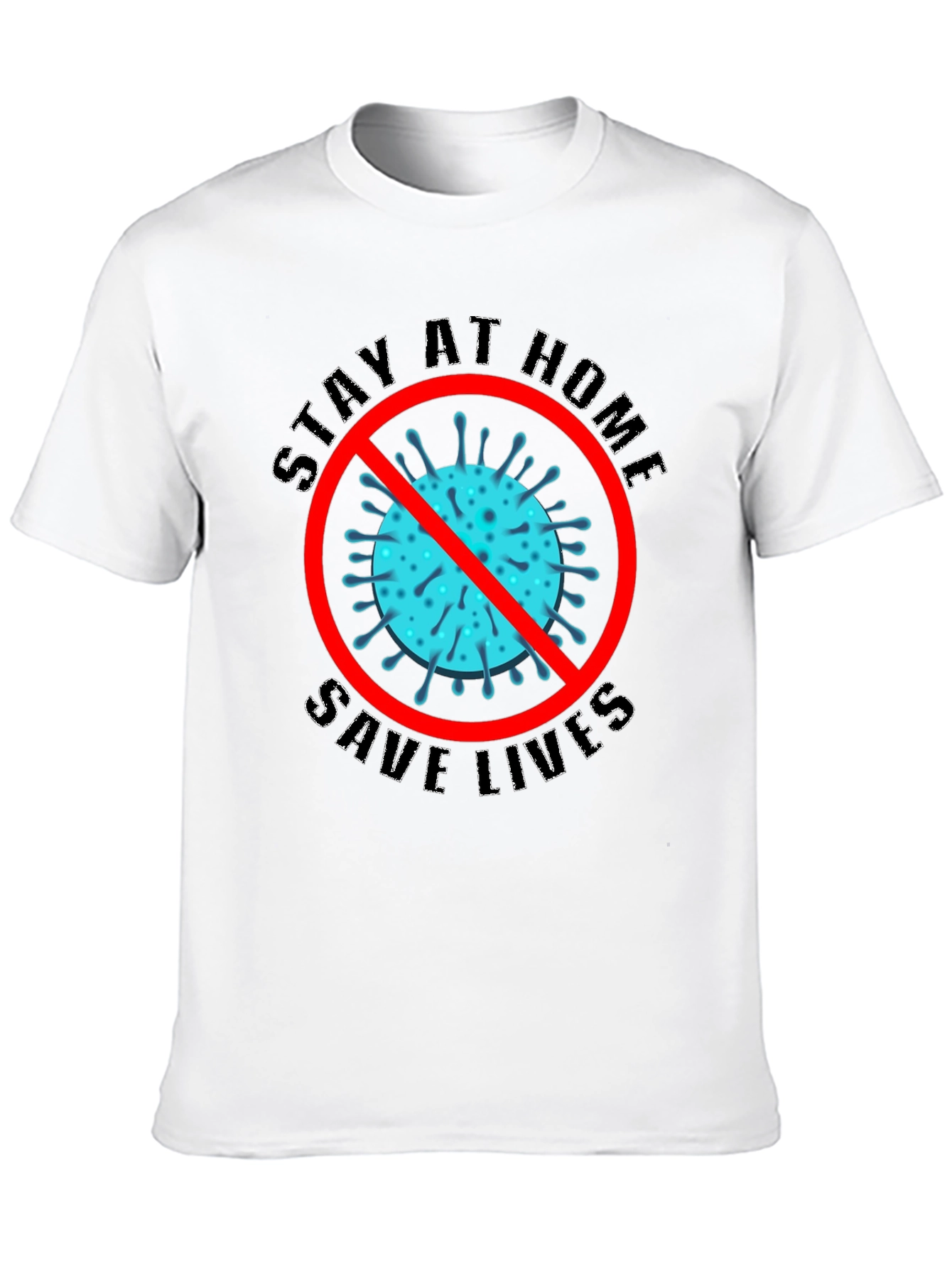 Stay Home Save Lives Graphic Tee