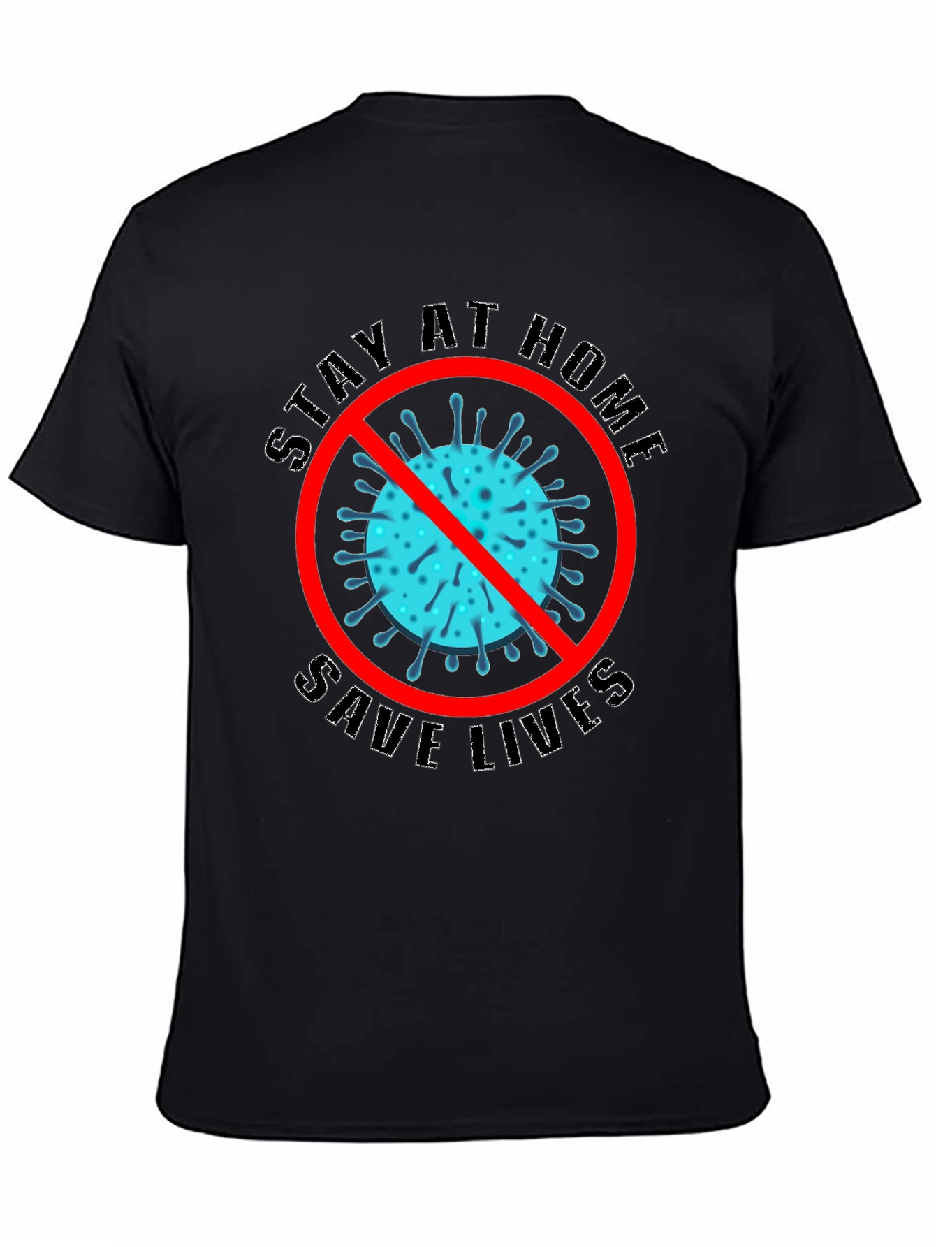 Stay Home Save Lives Graphic Tee