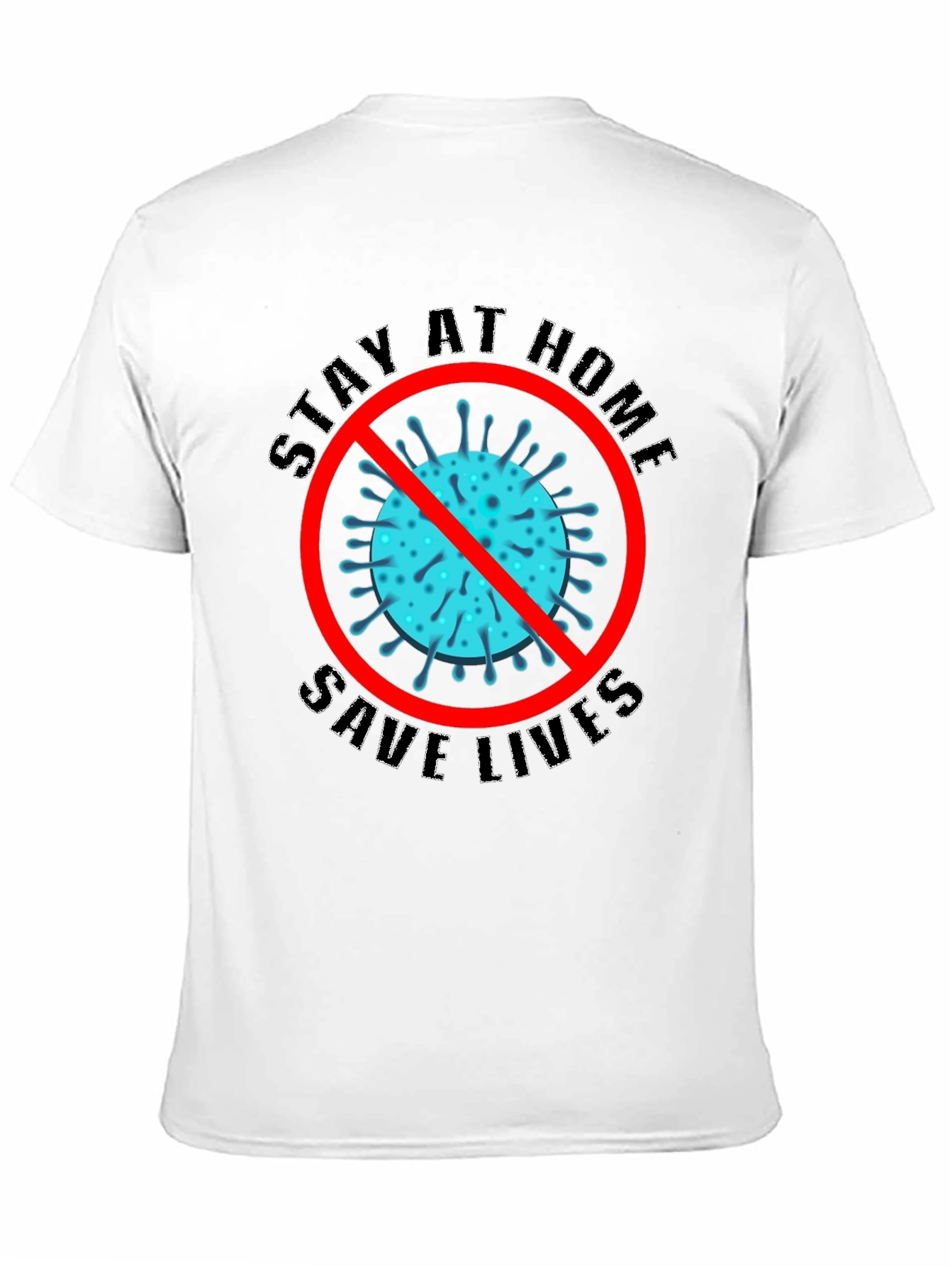 Stay Home Save Lives Graphic Tee