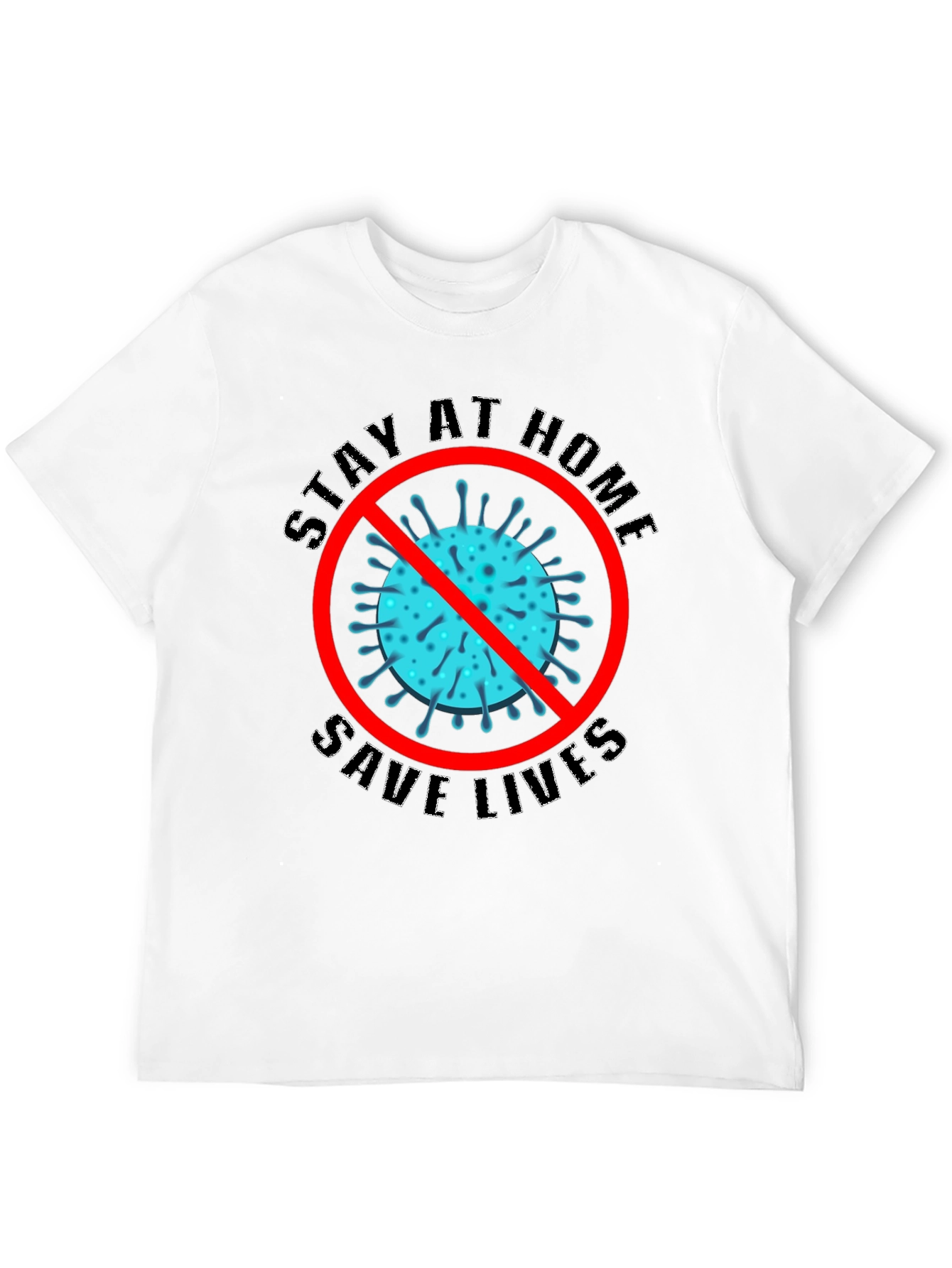 Stay Home Save Lives Graphic Tee