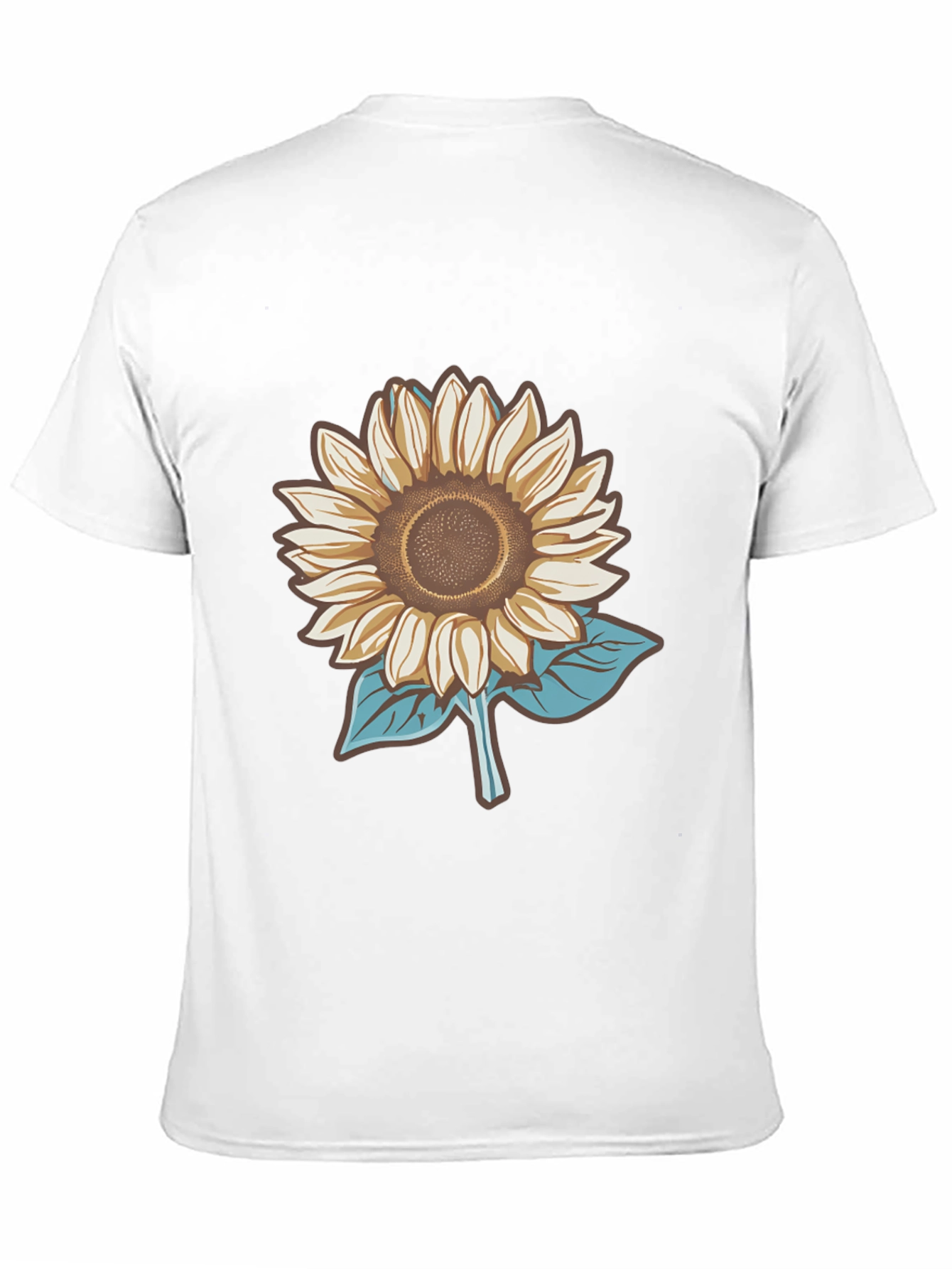 Sunflower Graphic Tee - Stylish Mens Black T-Shirt