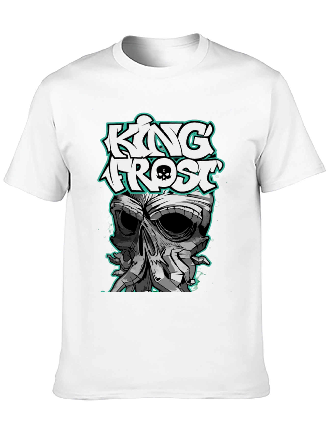 King Frost Graphic T-Shirt - Skull Design