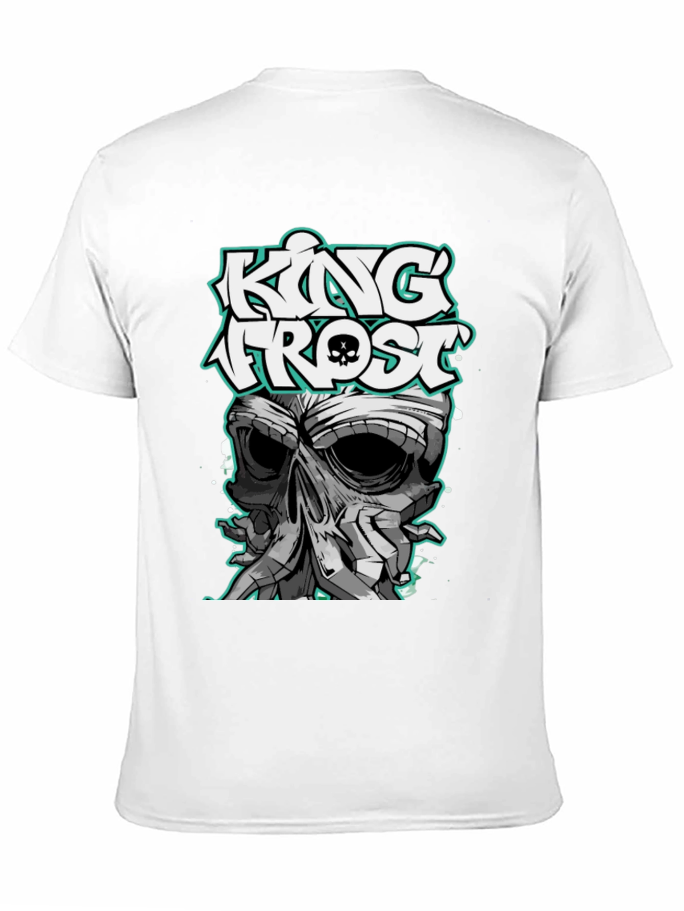 King Frost Graphic T-Shirt - Skull Design
