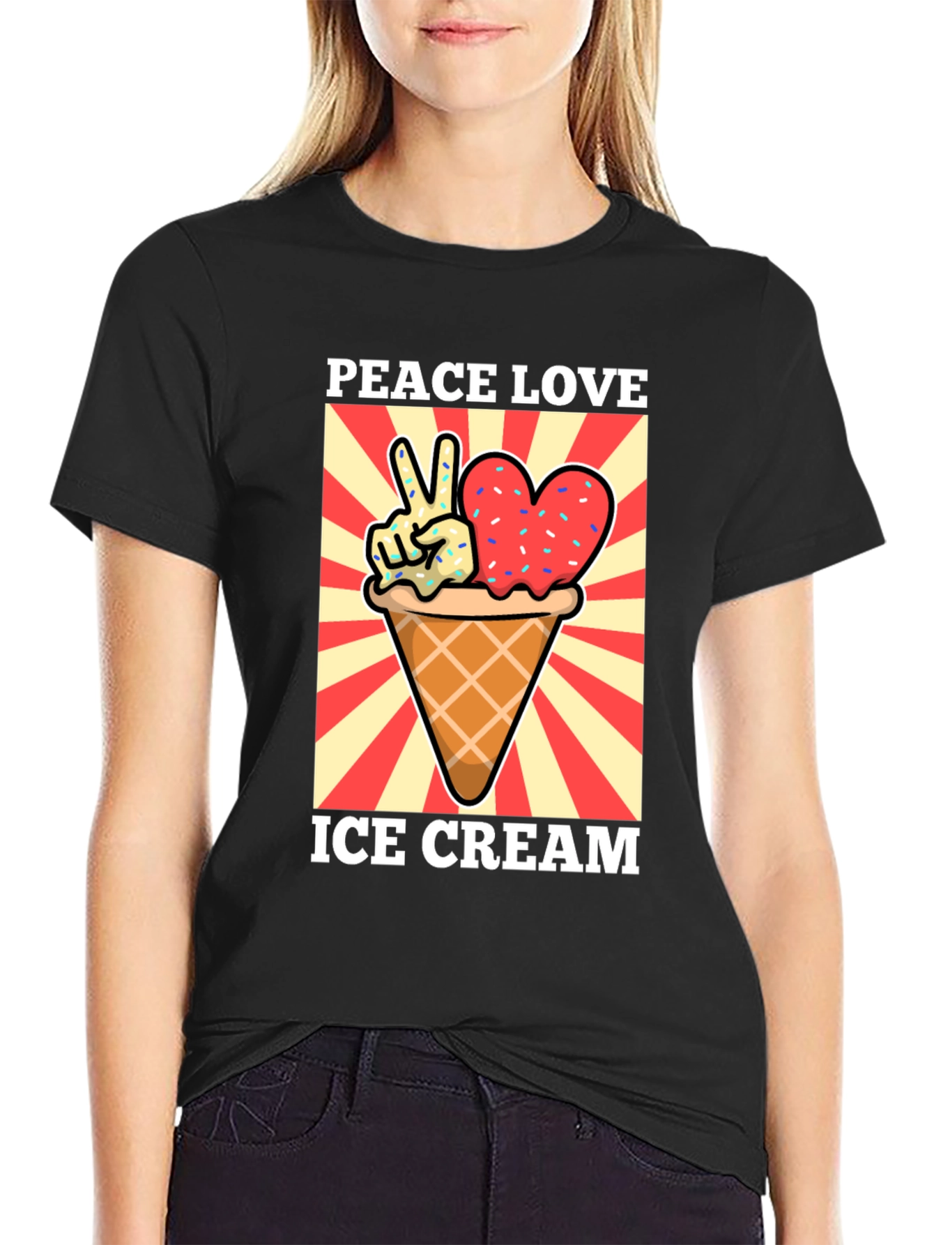 Peace Love Ice Cream T-Shirt
