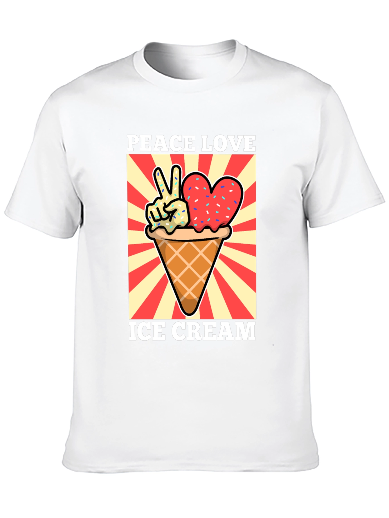 Peace Love Ice Cream T-Shirt