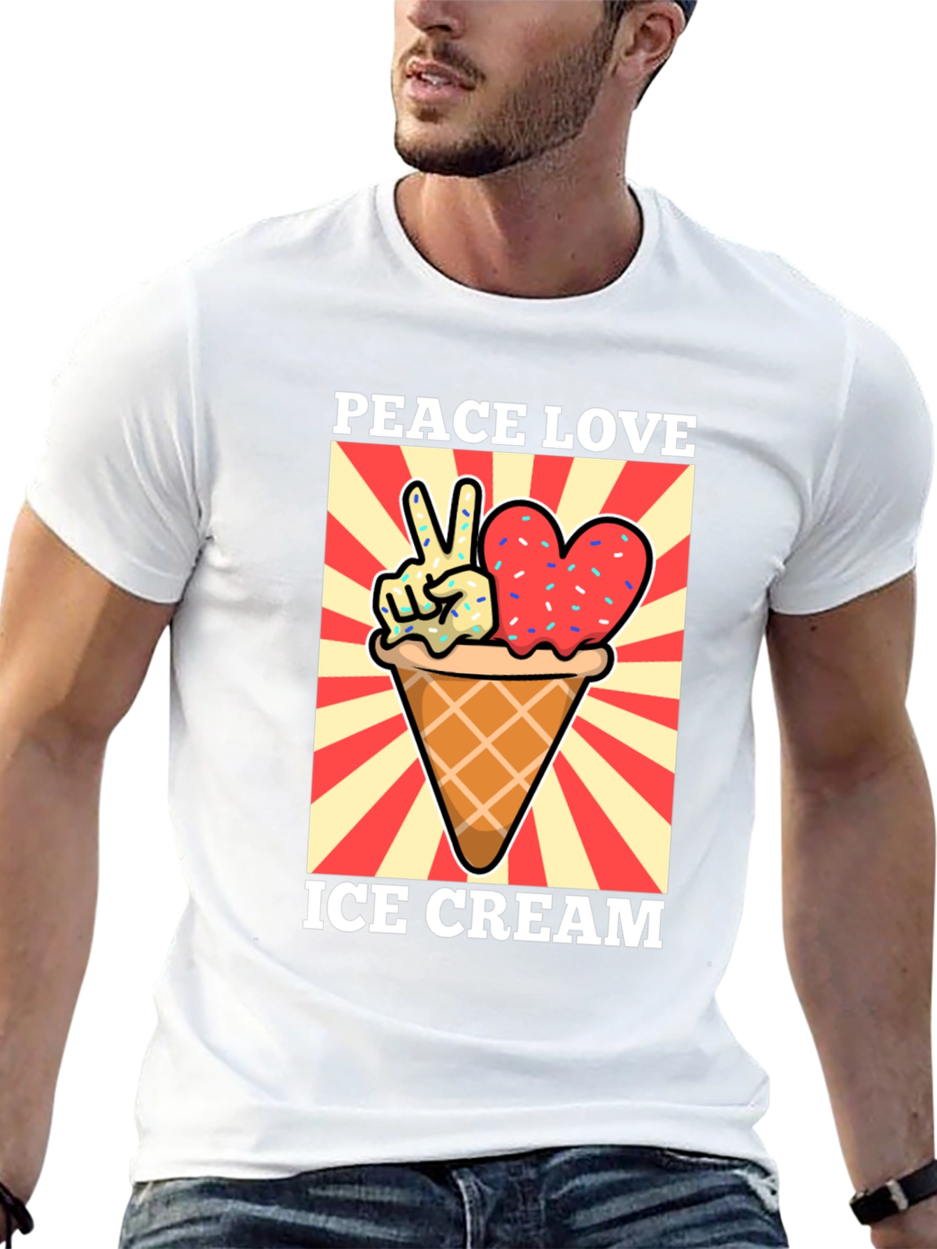 Peace Love Ice Cream T-Shirt
