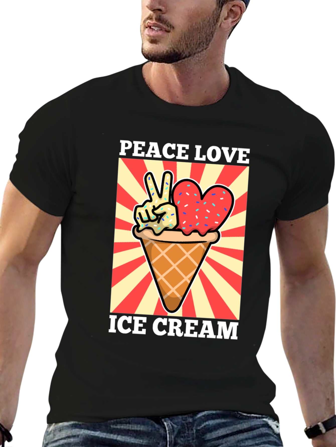 Peace Love Ice Cream T-Shirt