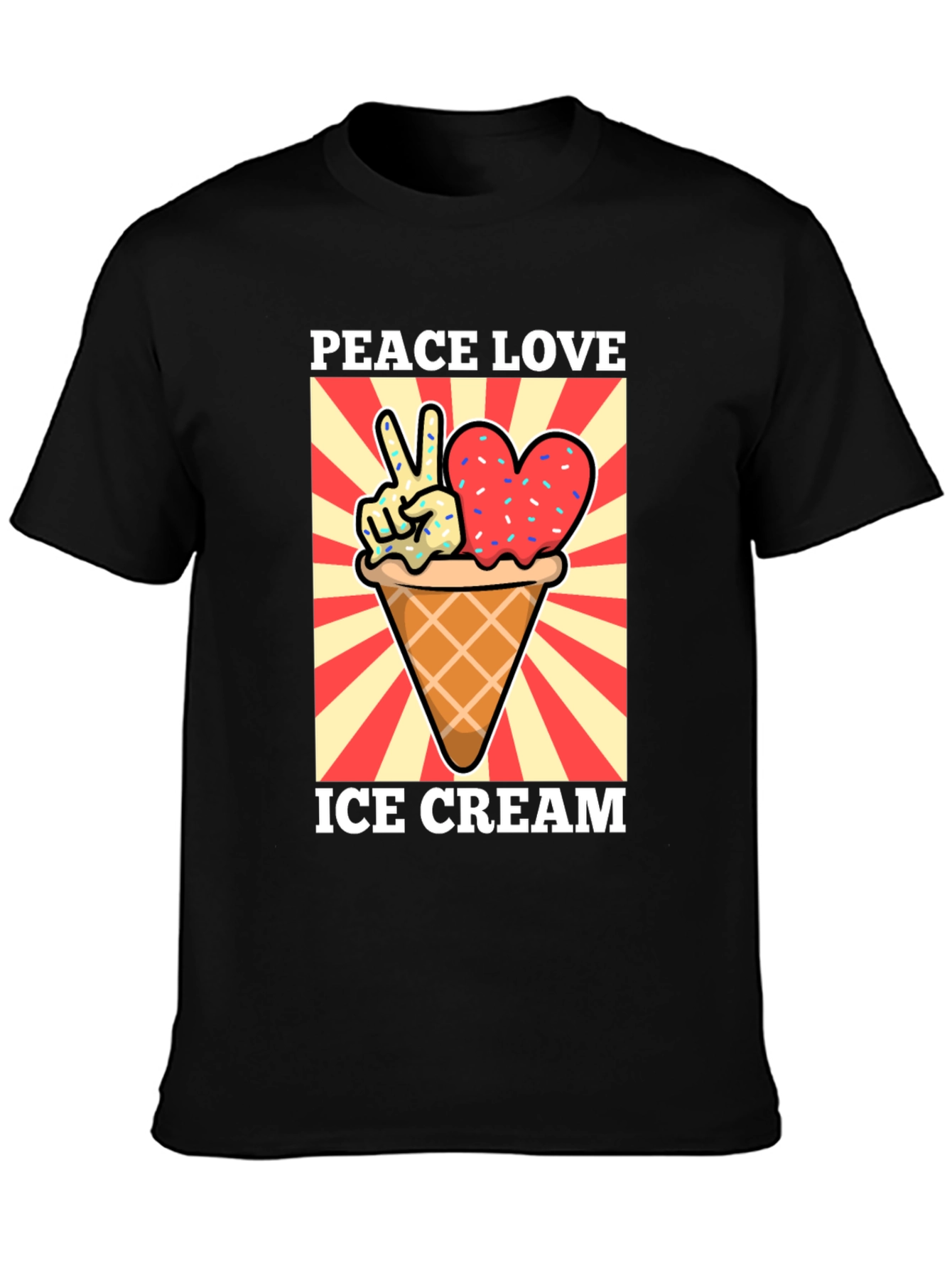 Peace Love Ice Cream T-Shirt
