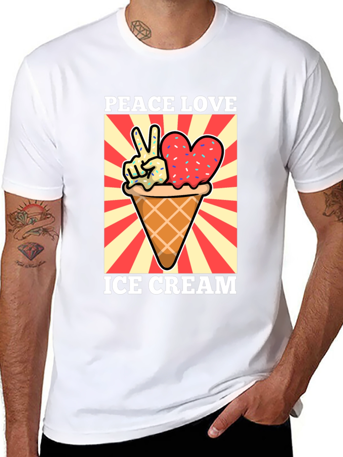 Peace Love Ice Cream T-Shirt