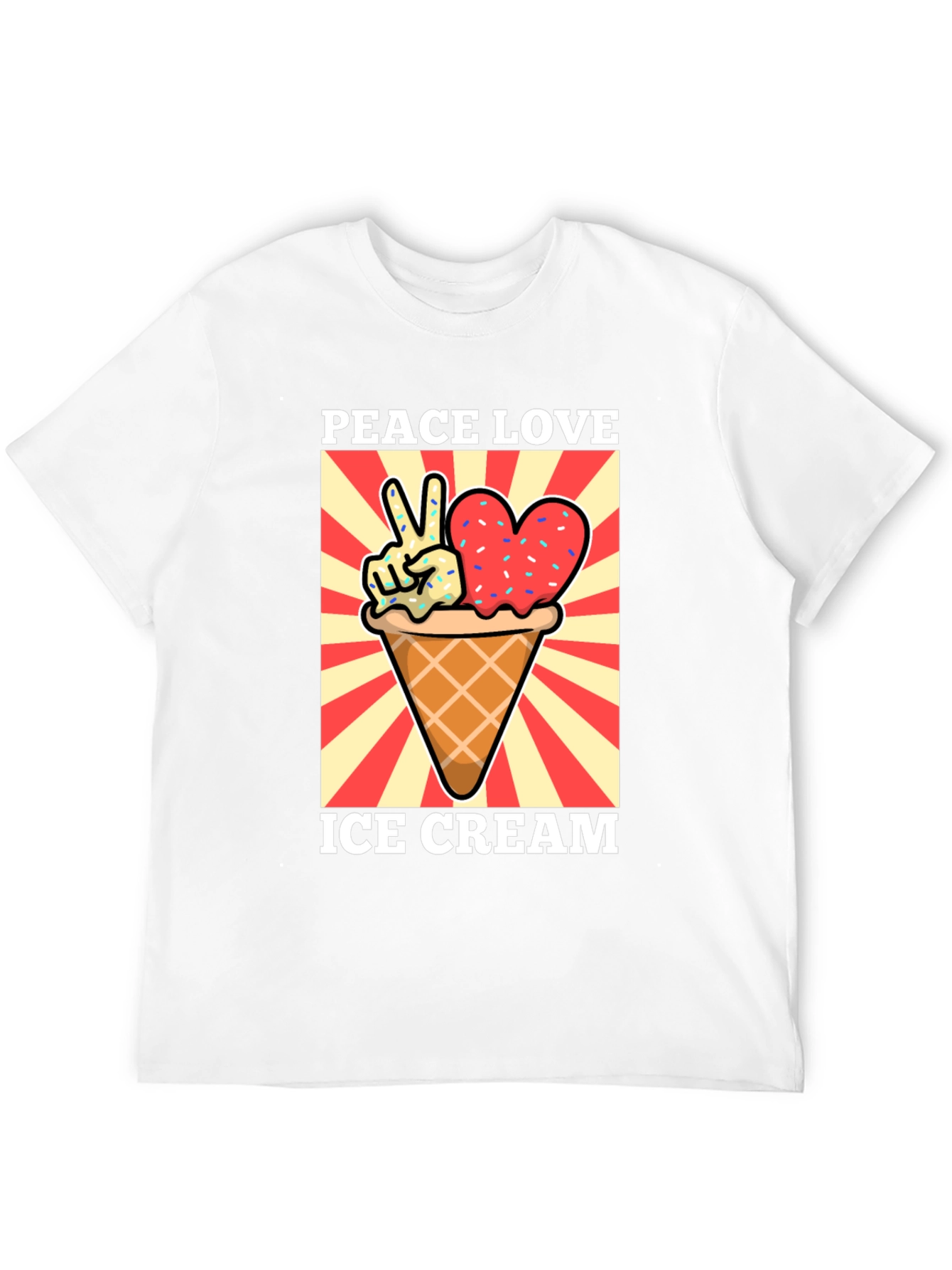 Peace Love Ice Cream T-Shirt