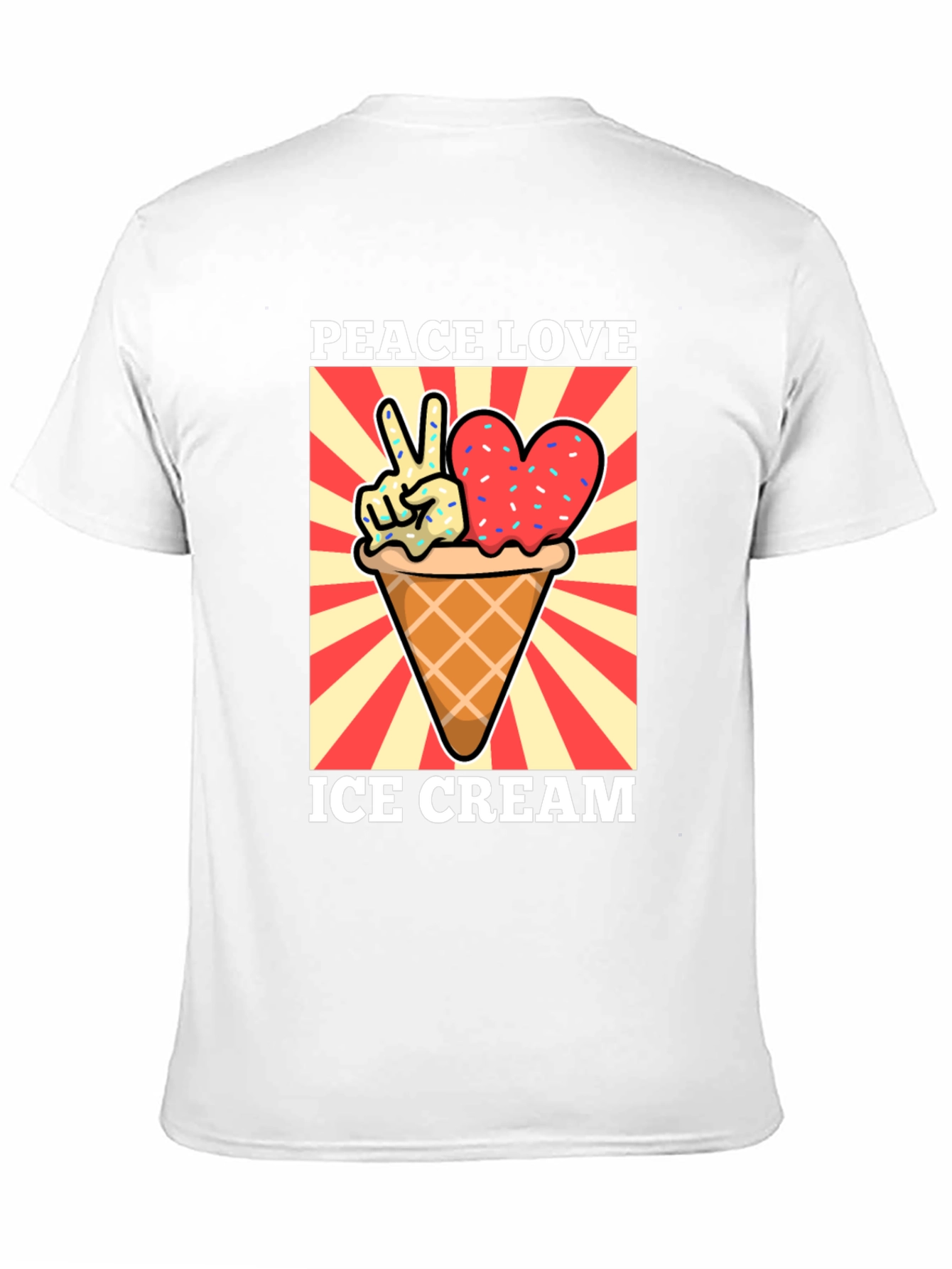 Peace Love Ice Cream T-Shirt