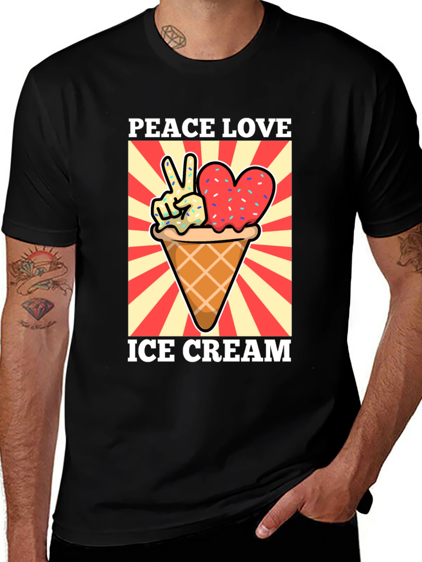Peace Love Ice Cream T-Shirt