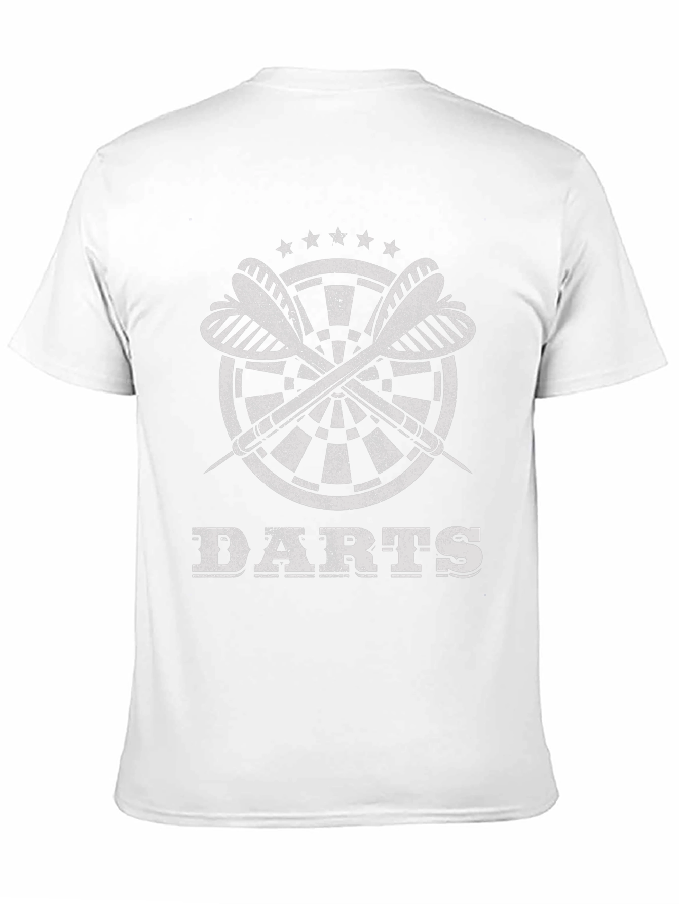 Darts Graphic Tee - Black Cotton T-Shirt