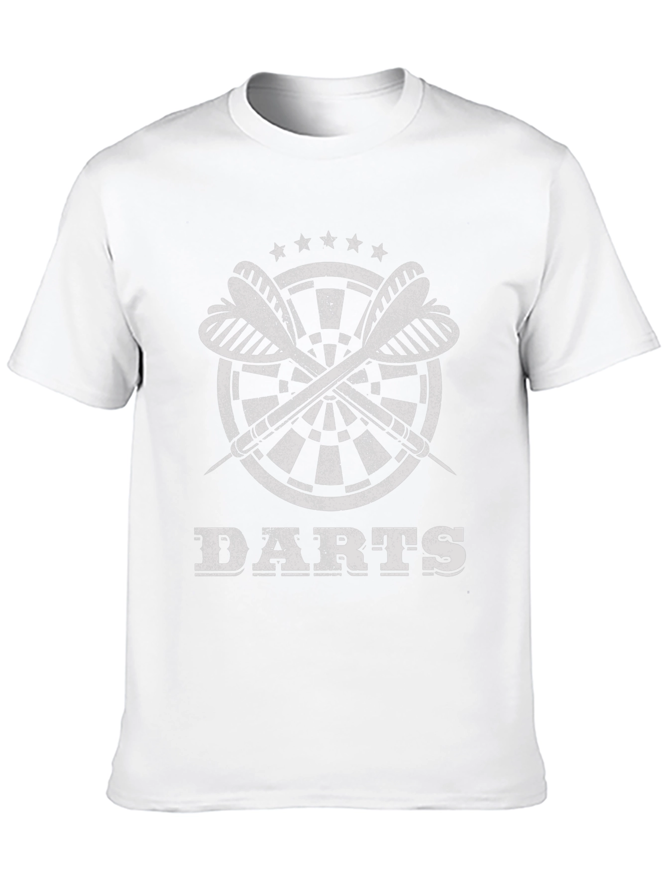 Darts Graphic Tee - Black Cotton T-Shirt