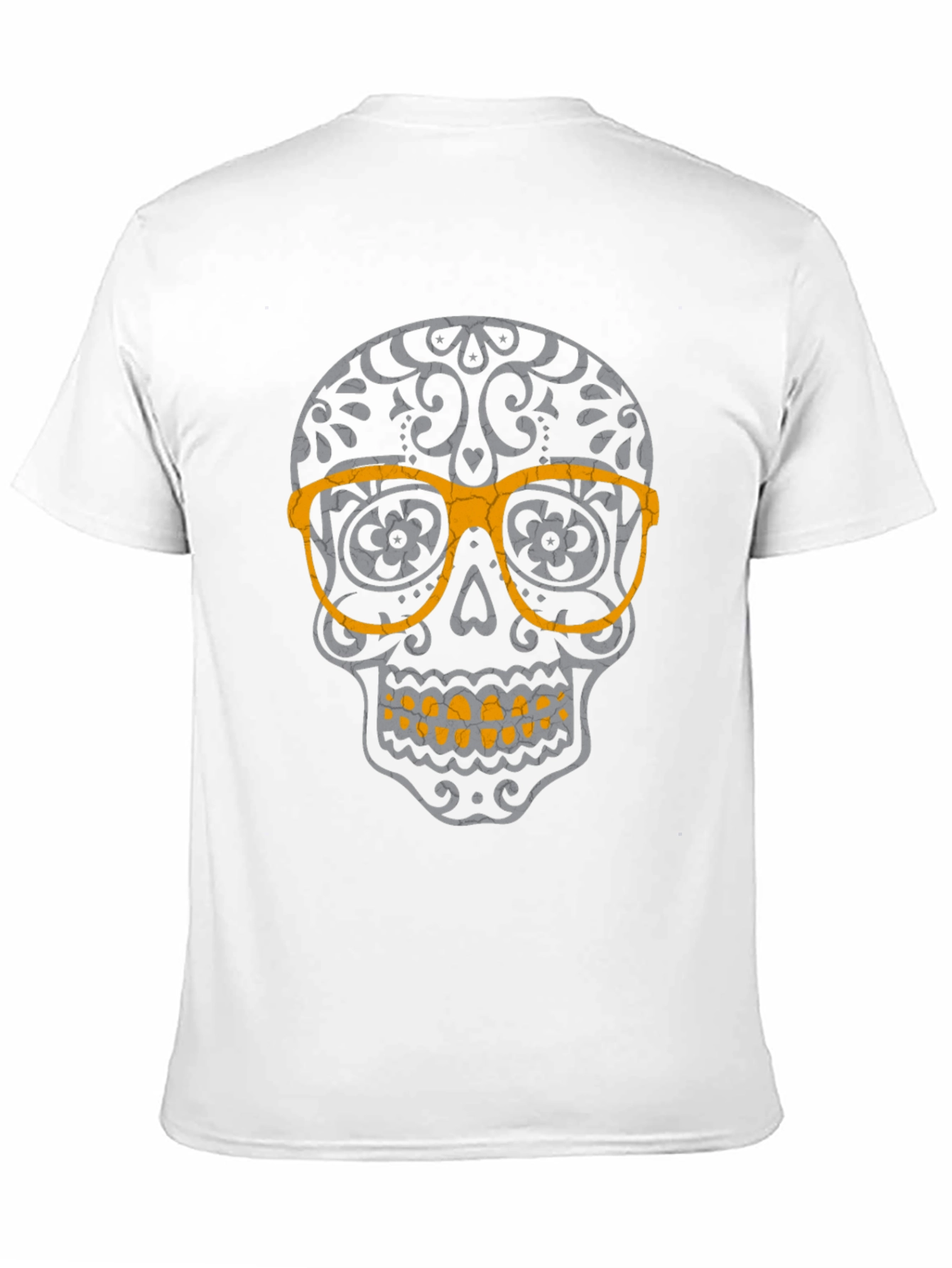 Skull with Glasses Graphic T-Shirt